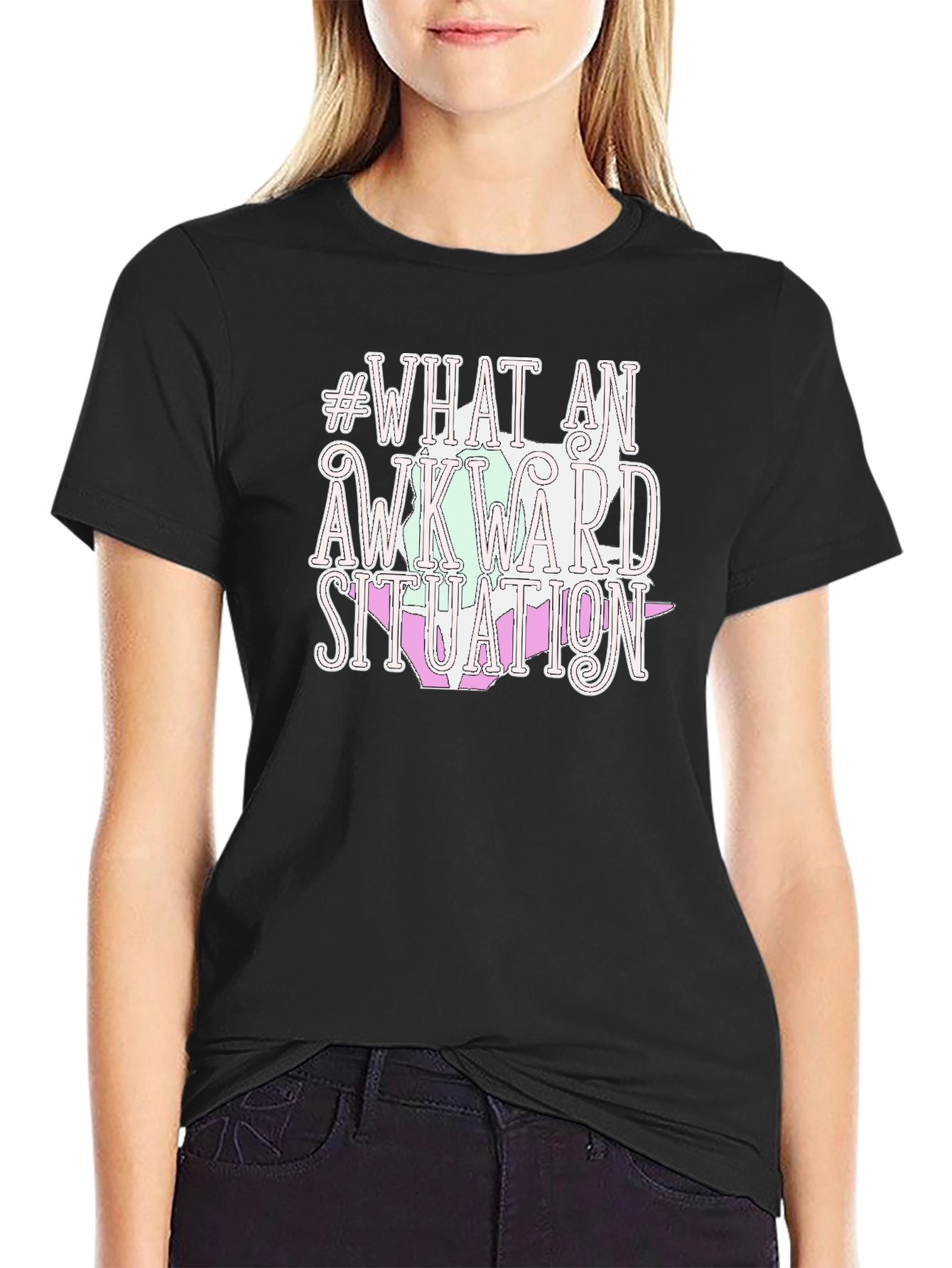 Awkward Situation Graphic T-Shirt