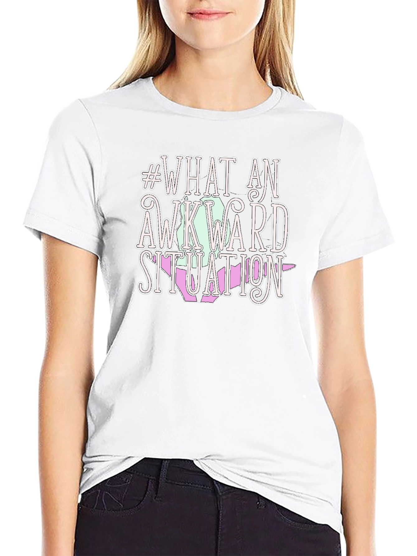 Awkward Situation Graphic T-Shirt