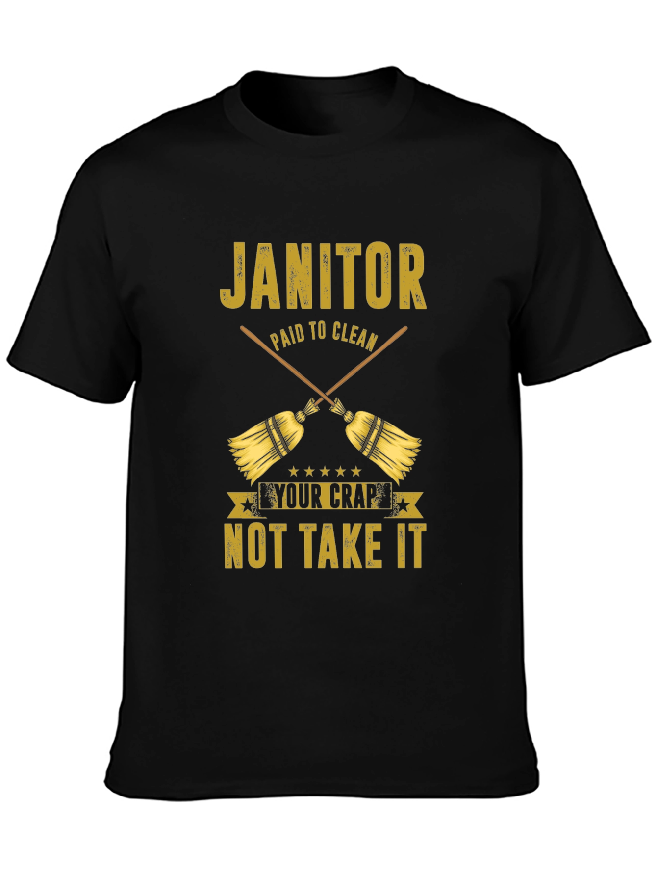 Janitor Funny Graphic T-Shirt
