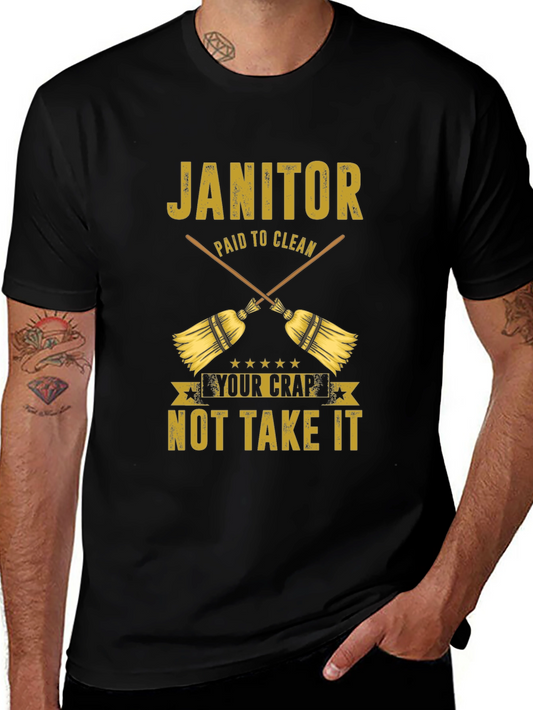 Janitor Funny Graphic T-Shirt