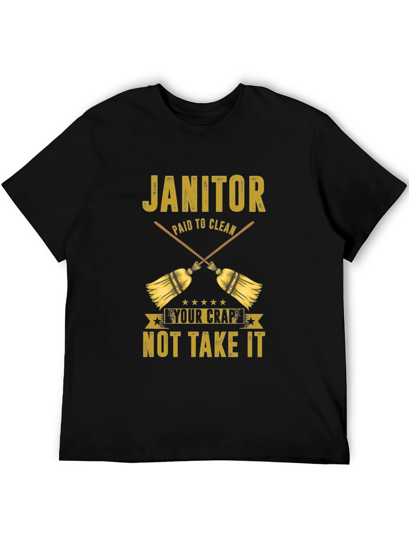 Janitor Funny Graphic T-Shirt