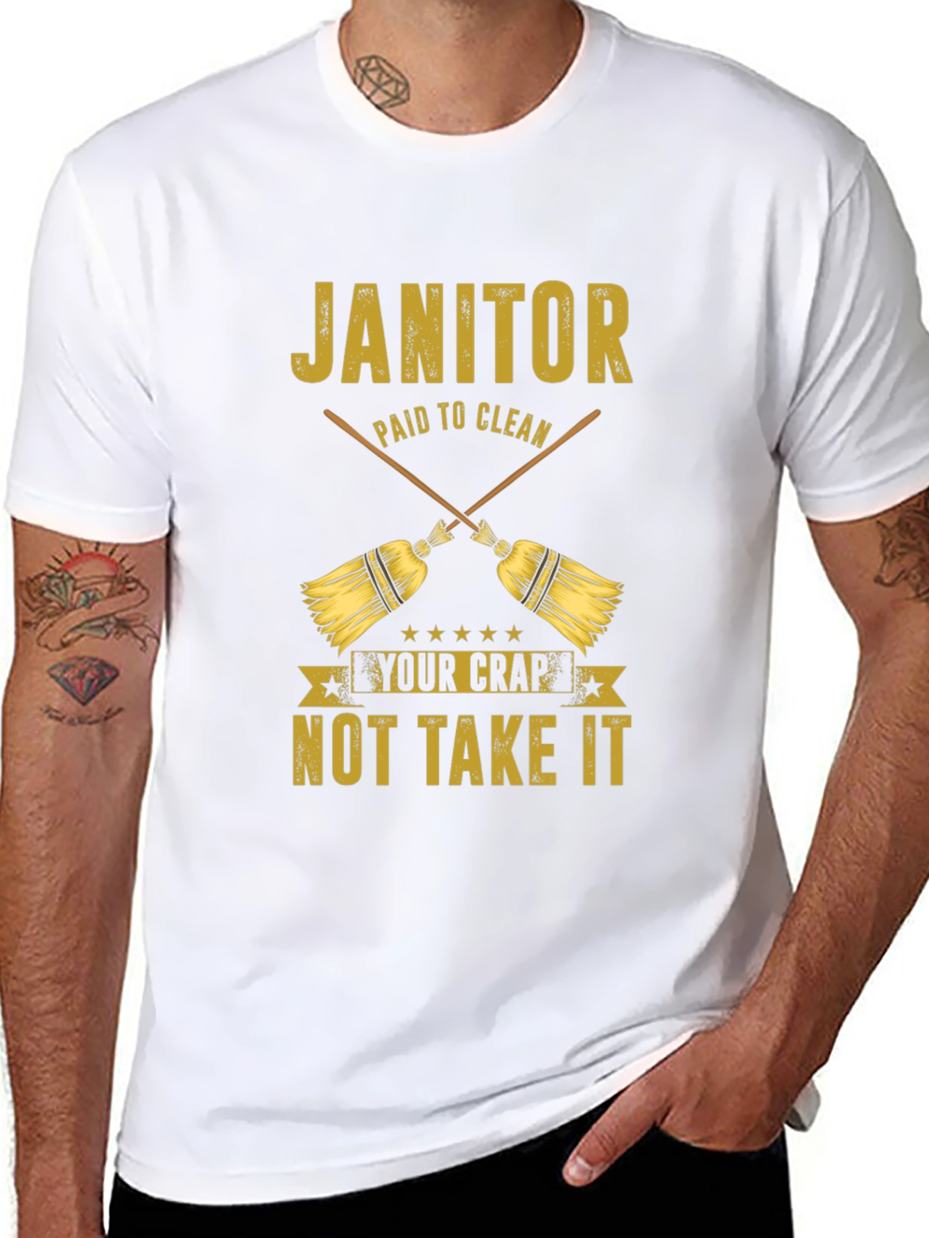 Janitor Funny Graphic T-Shirt