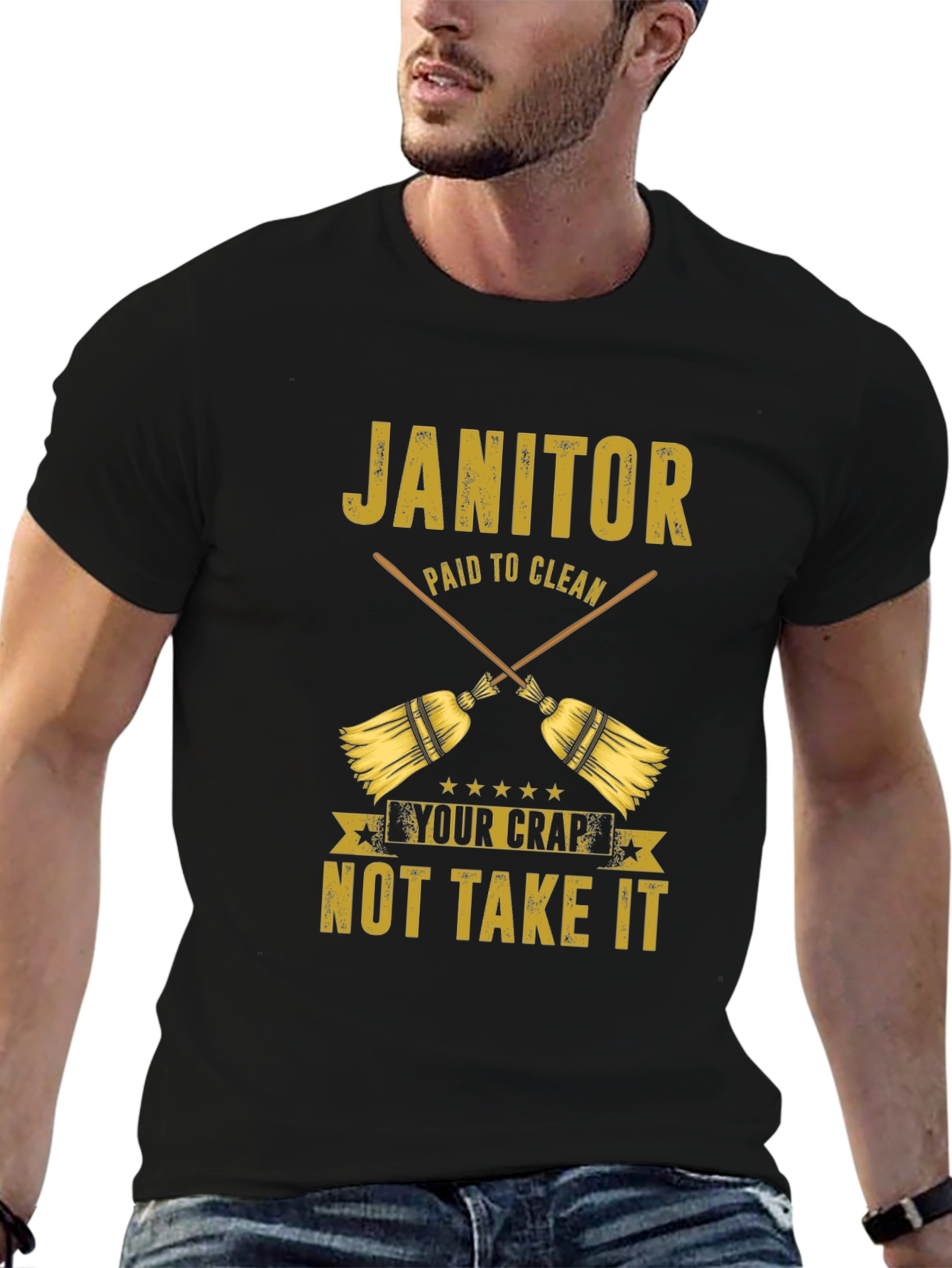 Janitor Funny Graphic T-Shirt