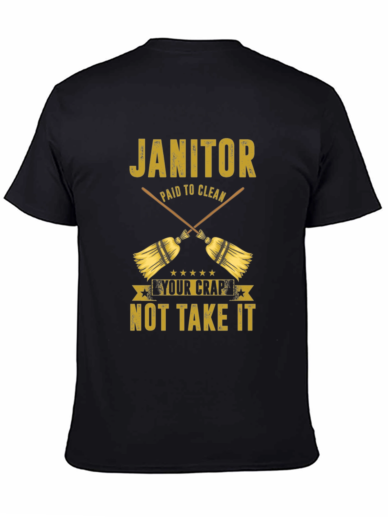 Janitor Funny Graphic T-Shirt