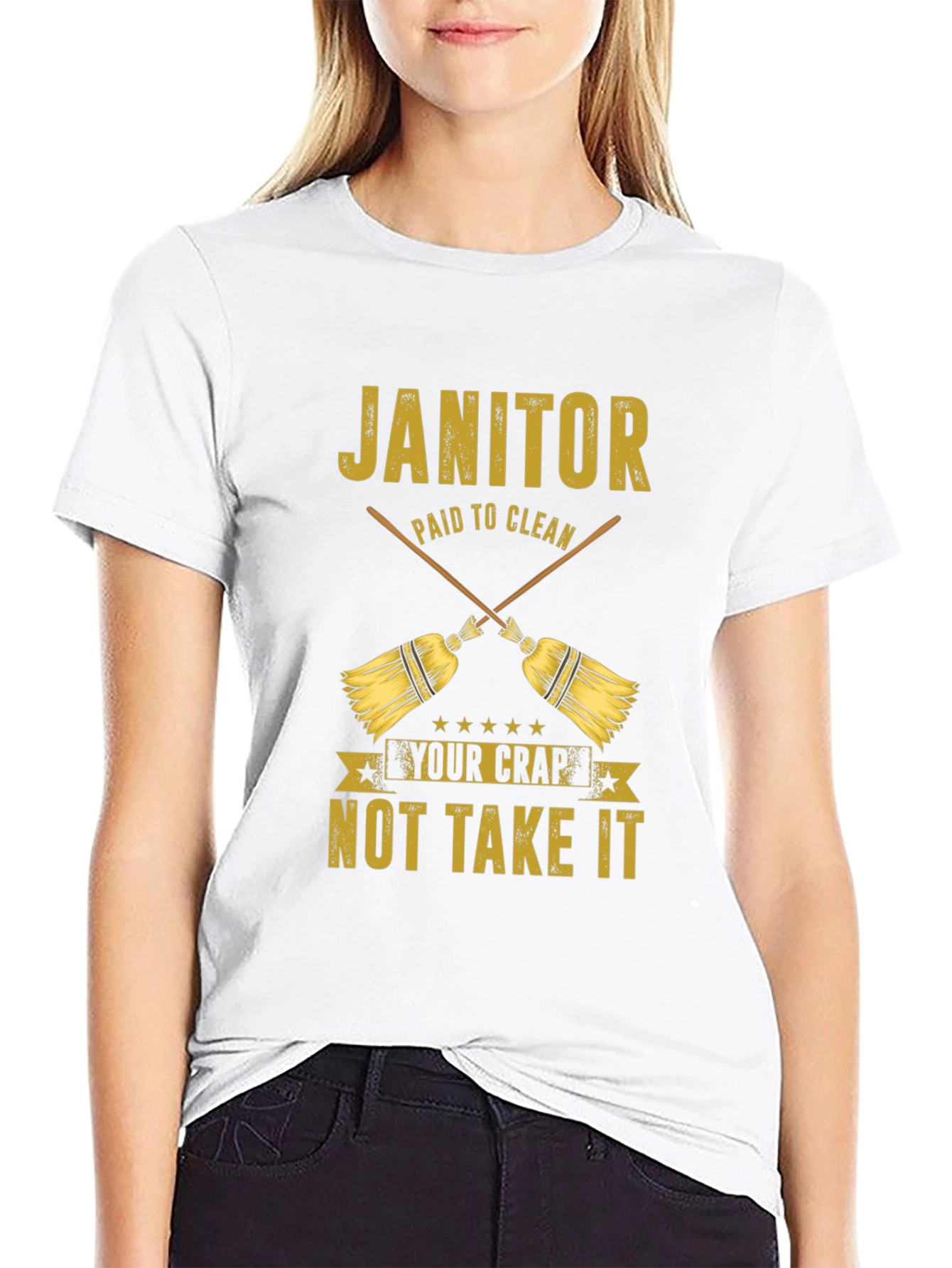 Janitor Funny Graphic T-Shirt
