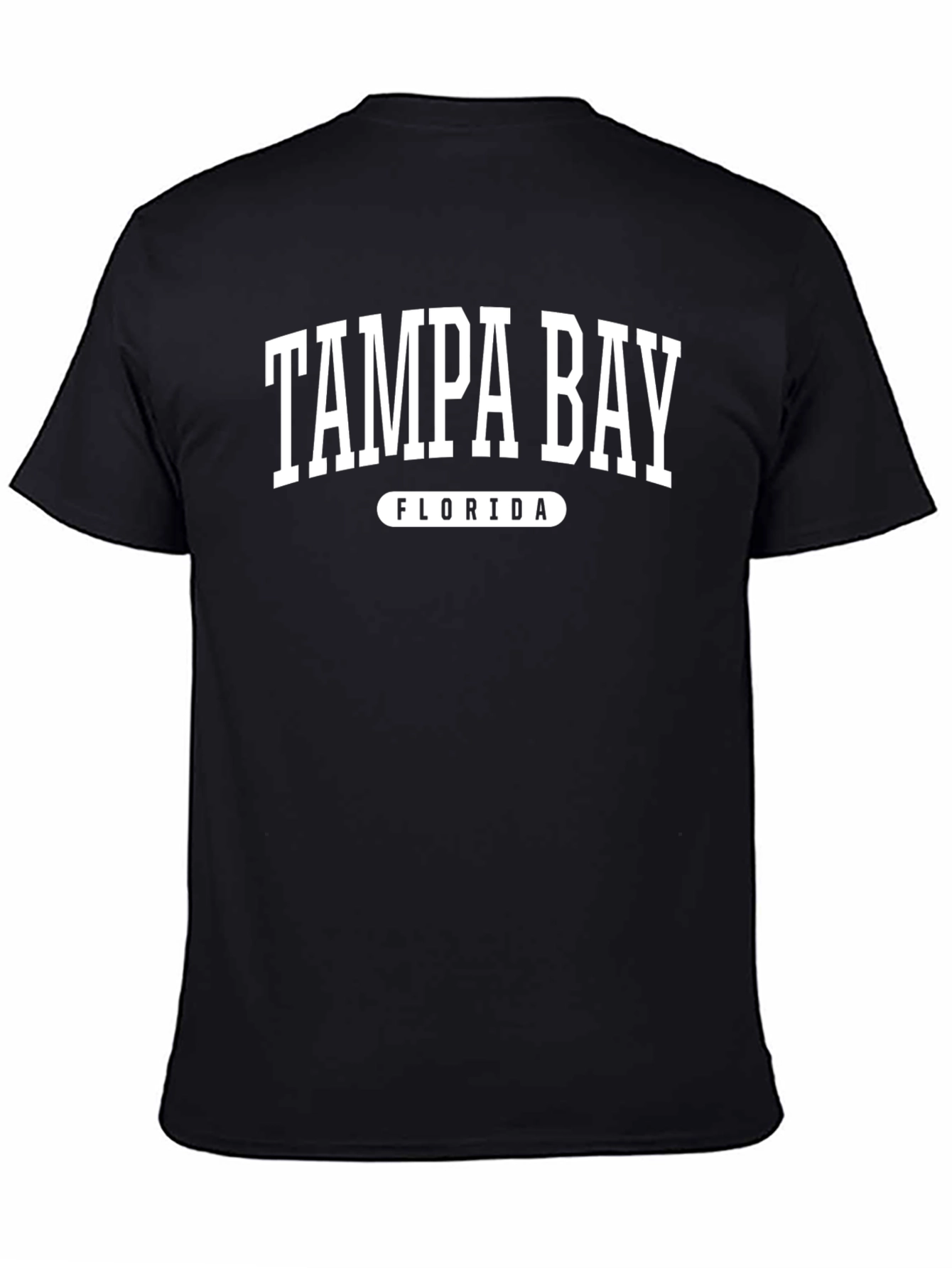 Tampa Bay Florida Black Graphic T-Shirt