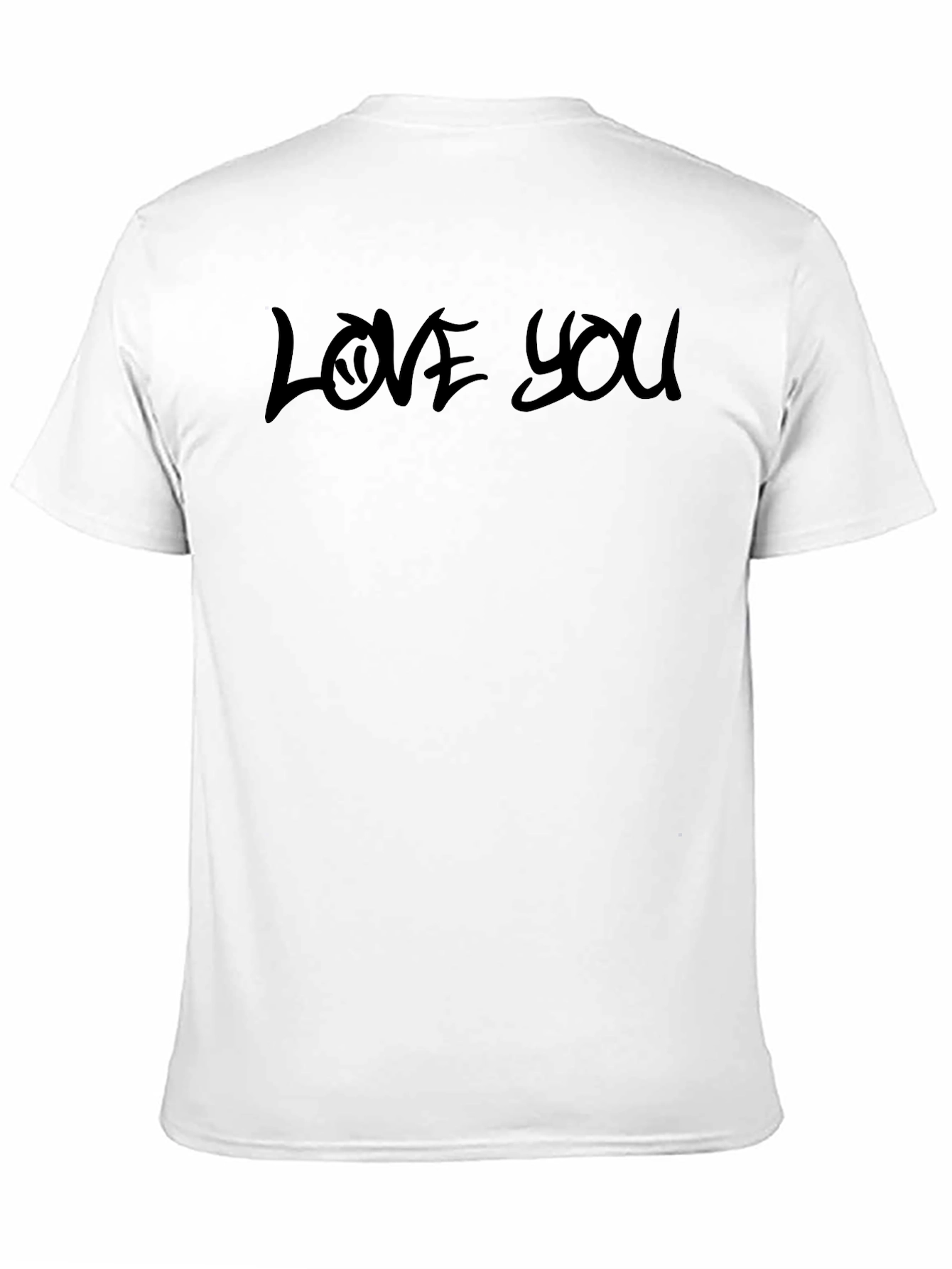 Black Love You Graphic Tee - Casual Comfort
