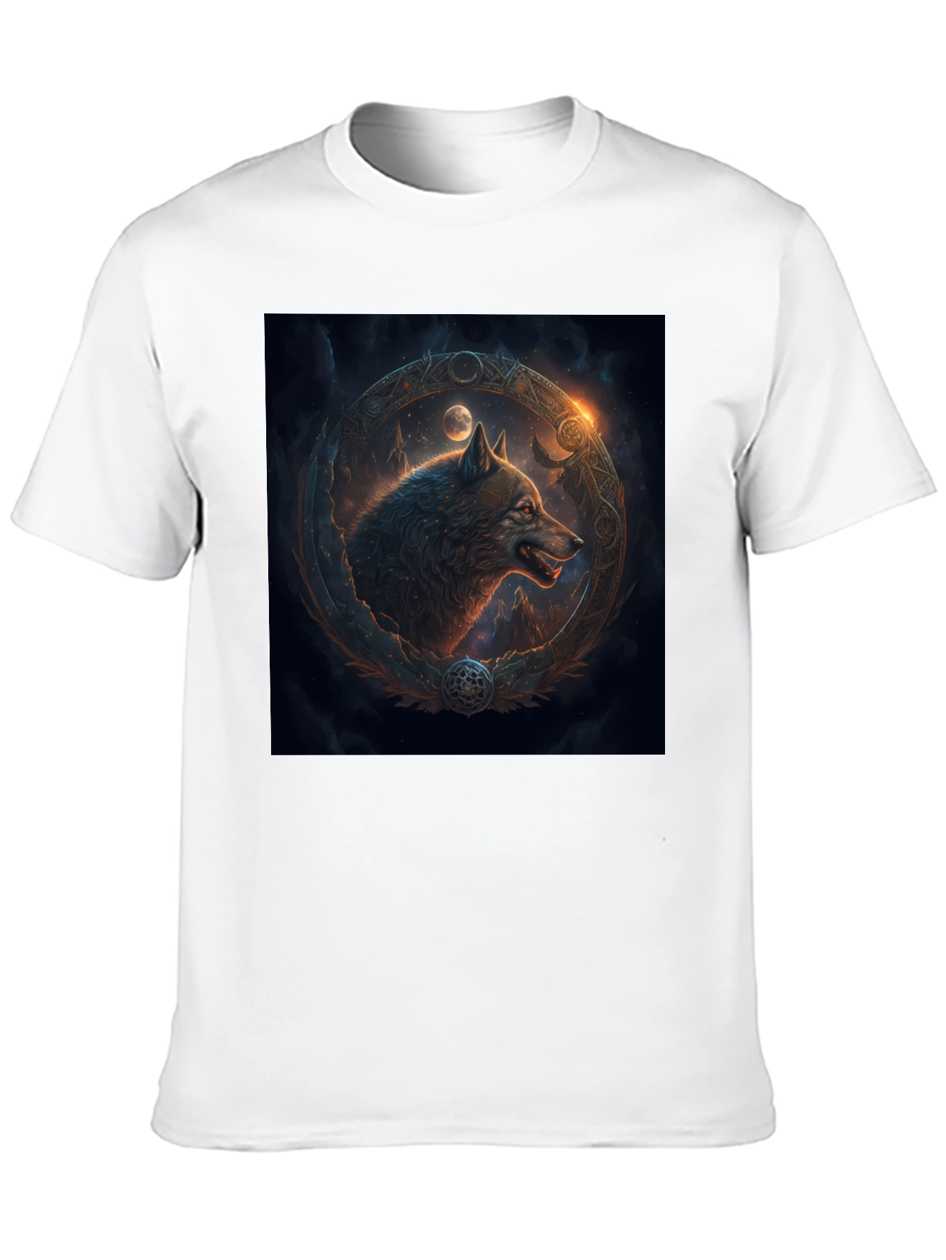 Wolf Art Black Tee