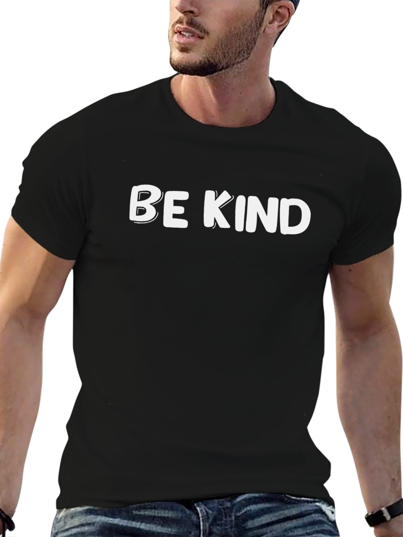 Be Kind Graphic Tee - Soft Cotton Casual T-Shirt