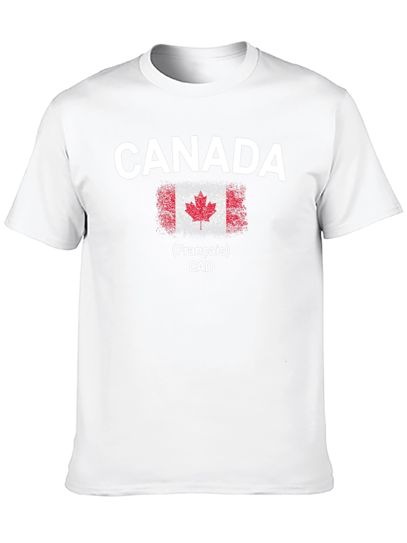 Canada Flag T-Shirt - Mens Black Tee