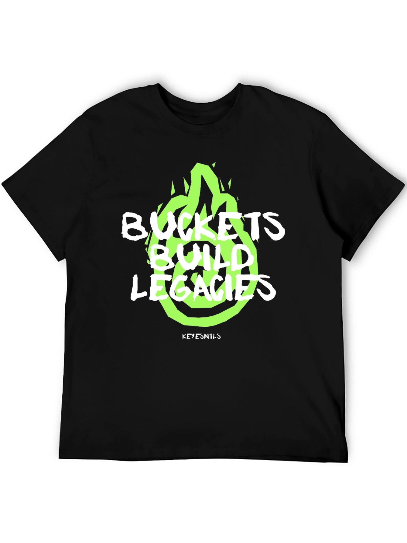 Buckets Build Legacies Graphic Tee - Black