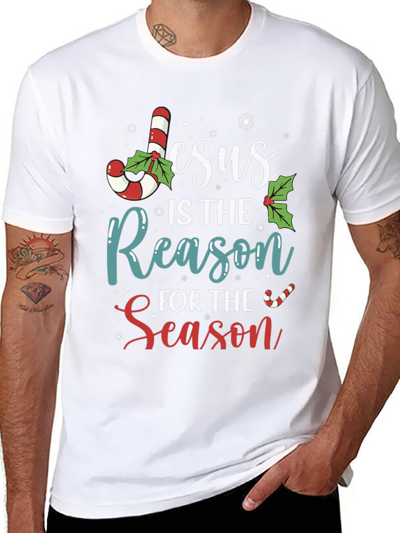 Jesus is the Reason T-Shirt - Christmas Holiday Tee