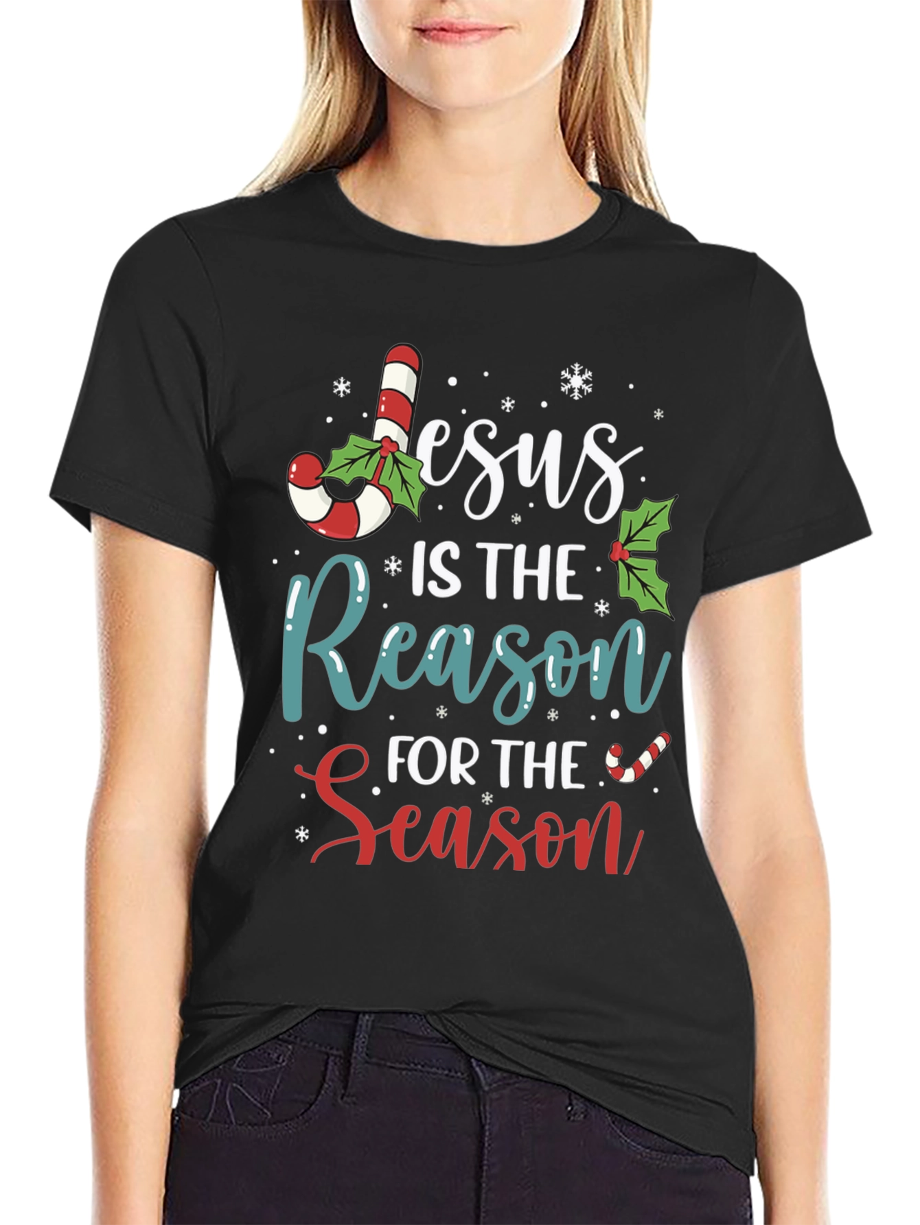 Jesus is the Reason T-Shirt - Christmas Holiday Tee