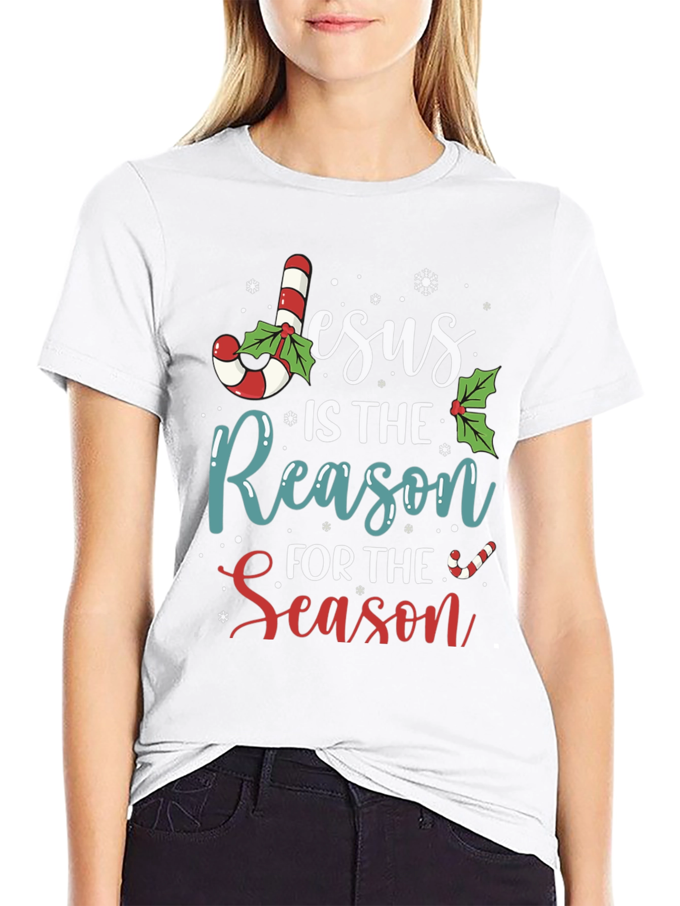 Jesus is the Reason T-Shirt - Christmas Holiday Tee