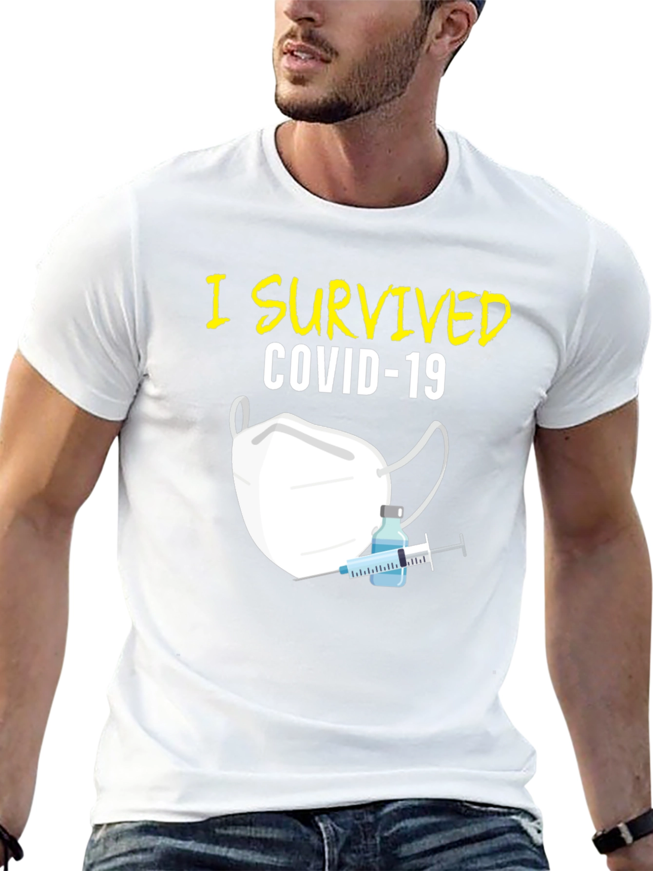 I Survived COVID-19 Graphic T-Shirt