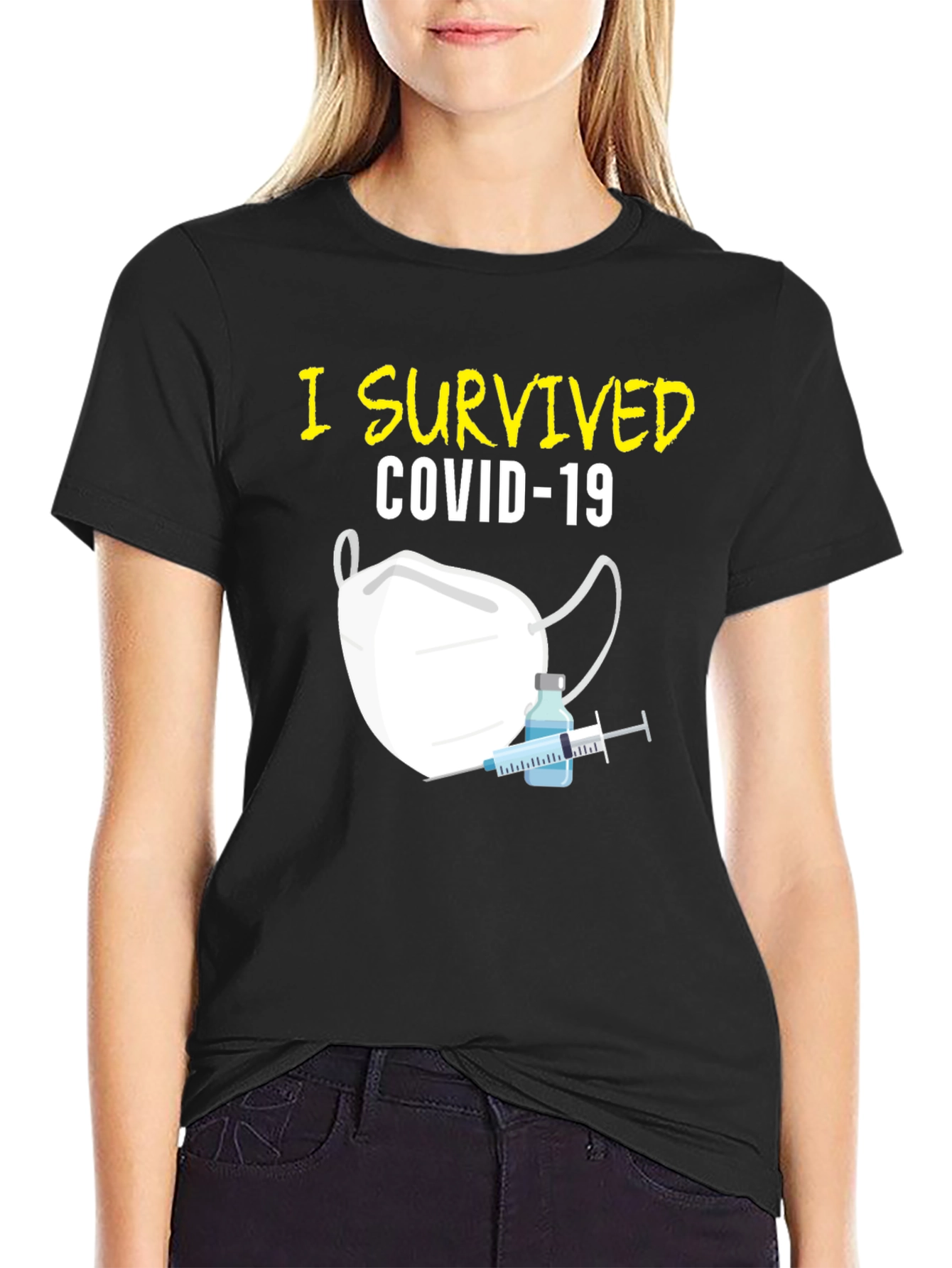 I Survived COVID-19 Graphic T-Shirt