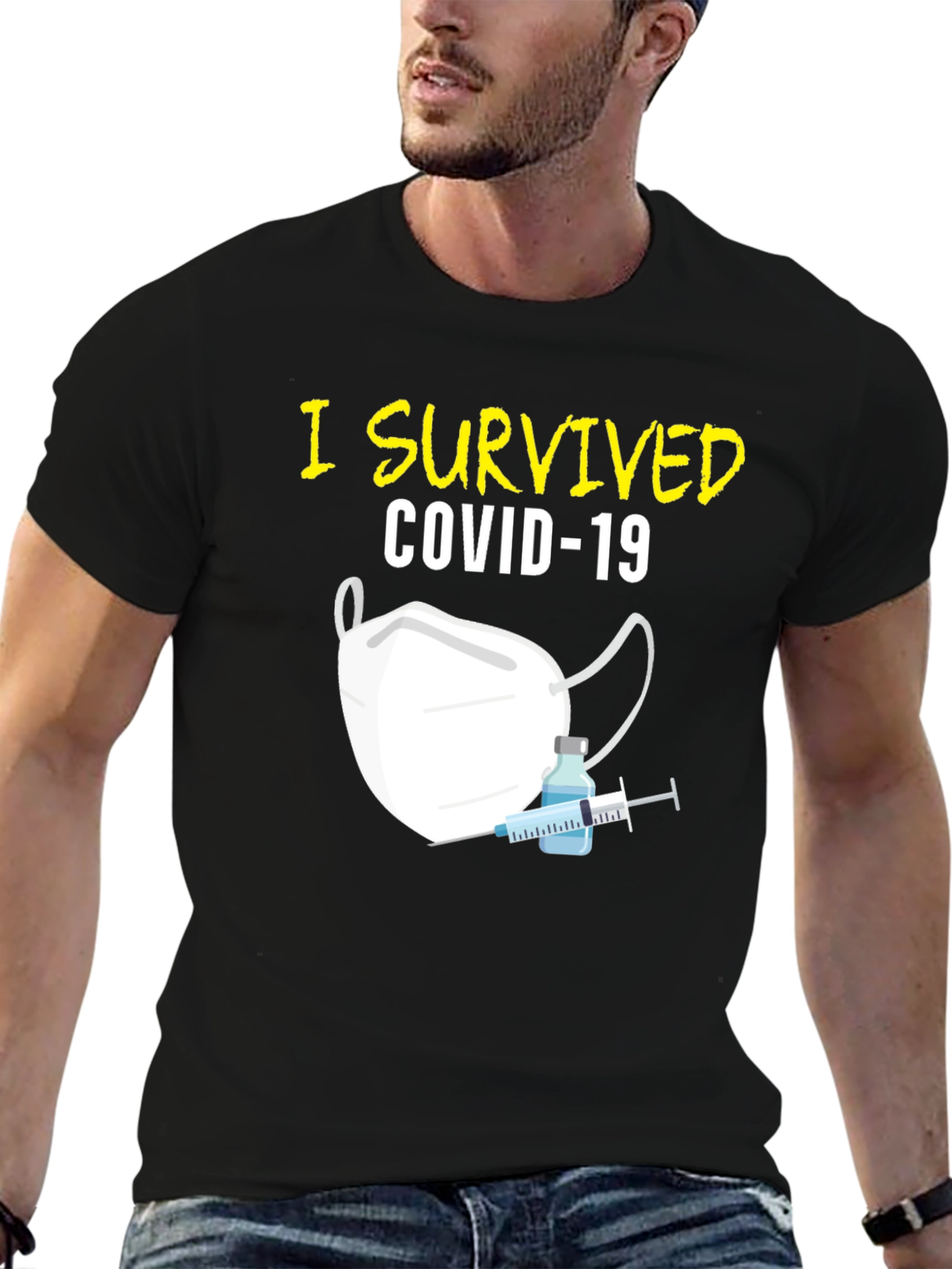 I Survived COVID-19 Graphic T-Shirt