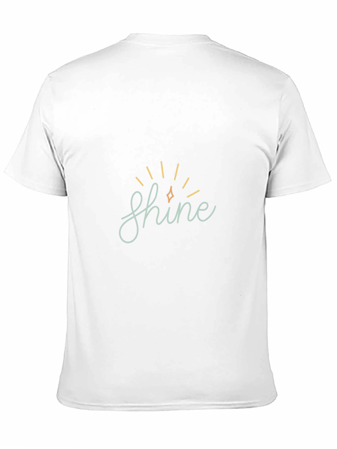 Shine Graphic Tee - Soft Black Cotton Comfort