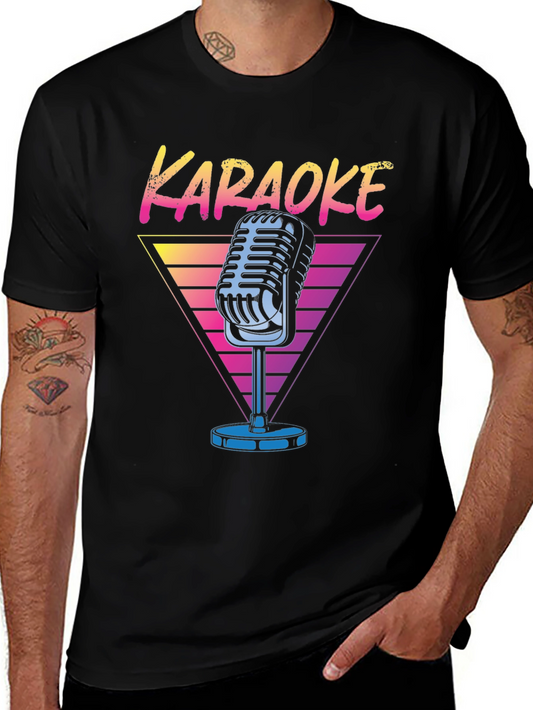 Karaoke Retro Microphone T-Shirt