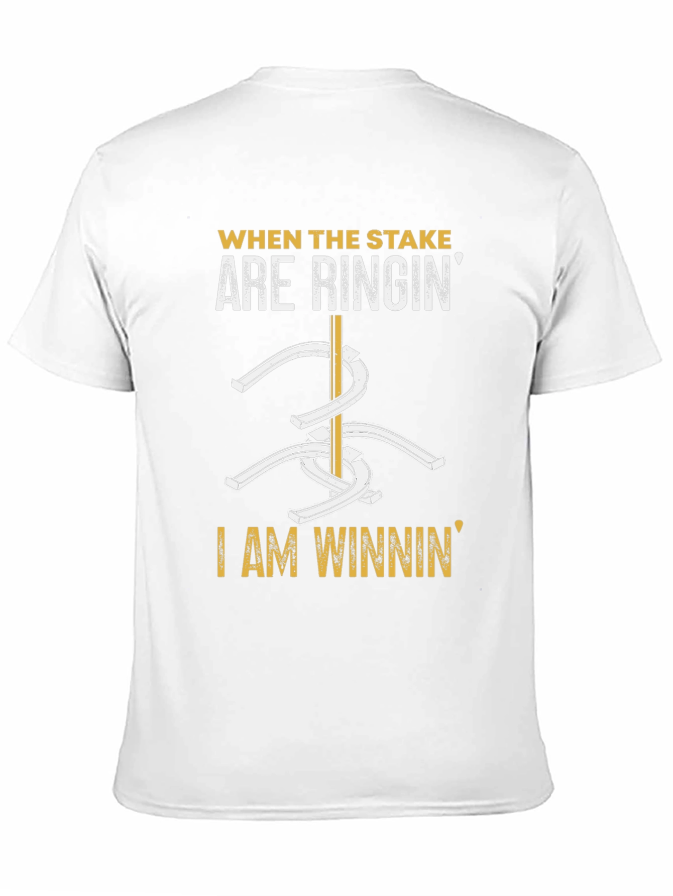 Stake Ringin T-Shirt - Horseshoe Game Tee