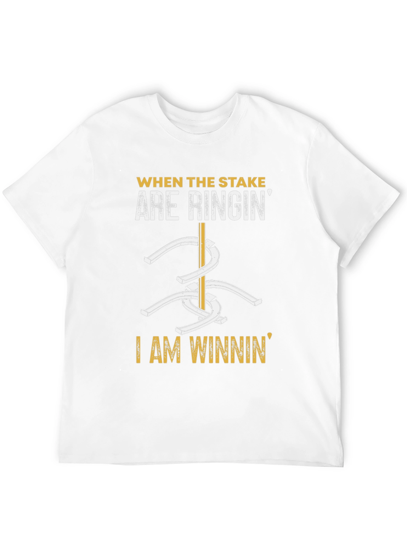 Stake Ringin T-Shirt - Horseshoe Game Tee