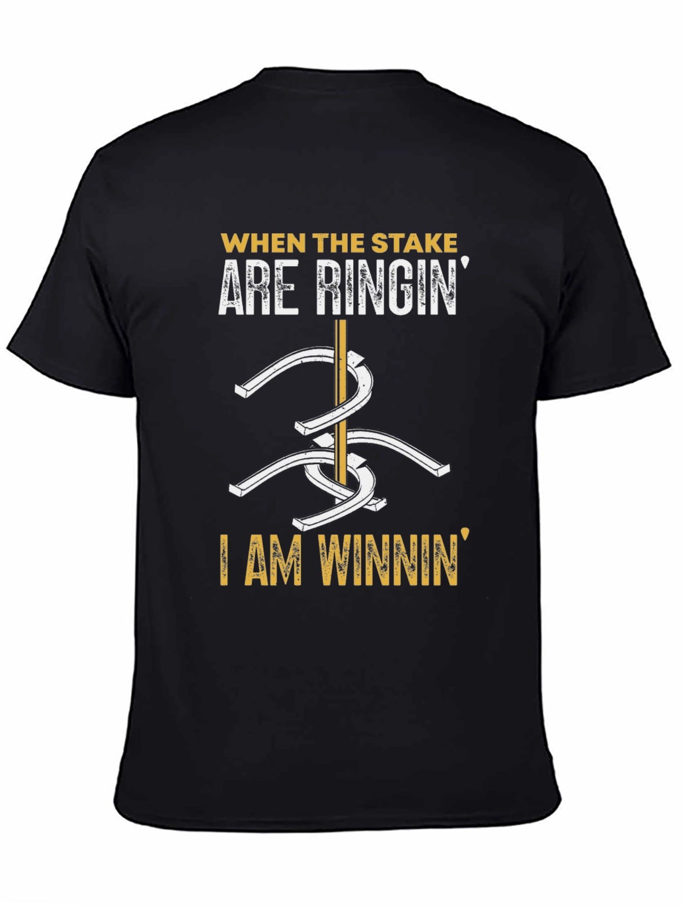 Stake Ringin T-Shirt - Horseshoe Game Tee