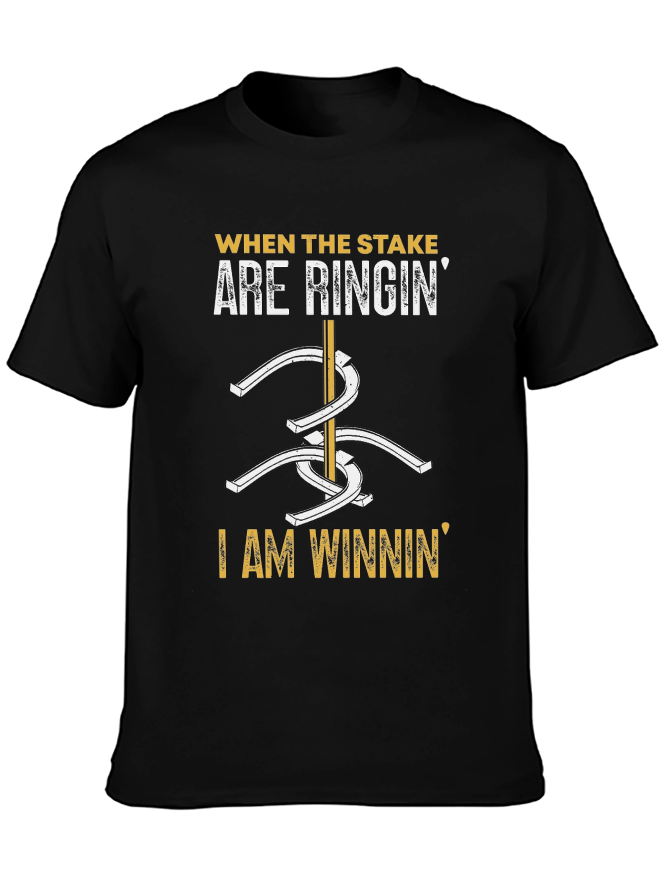 Stake Ringin T-Shirt - Horseshoe Game Tee