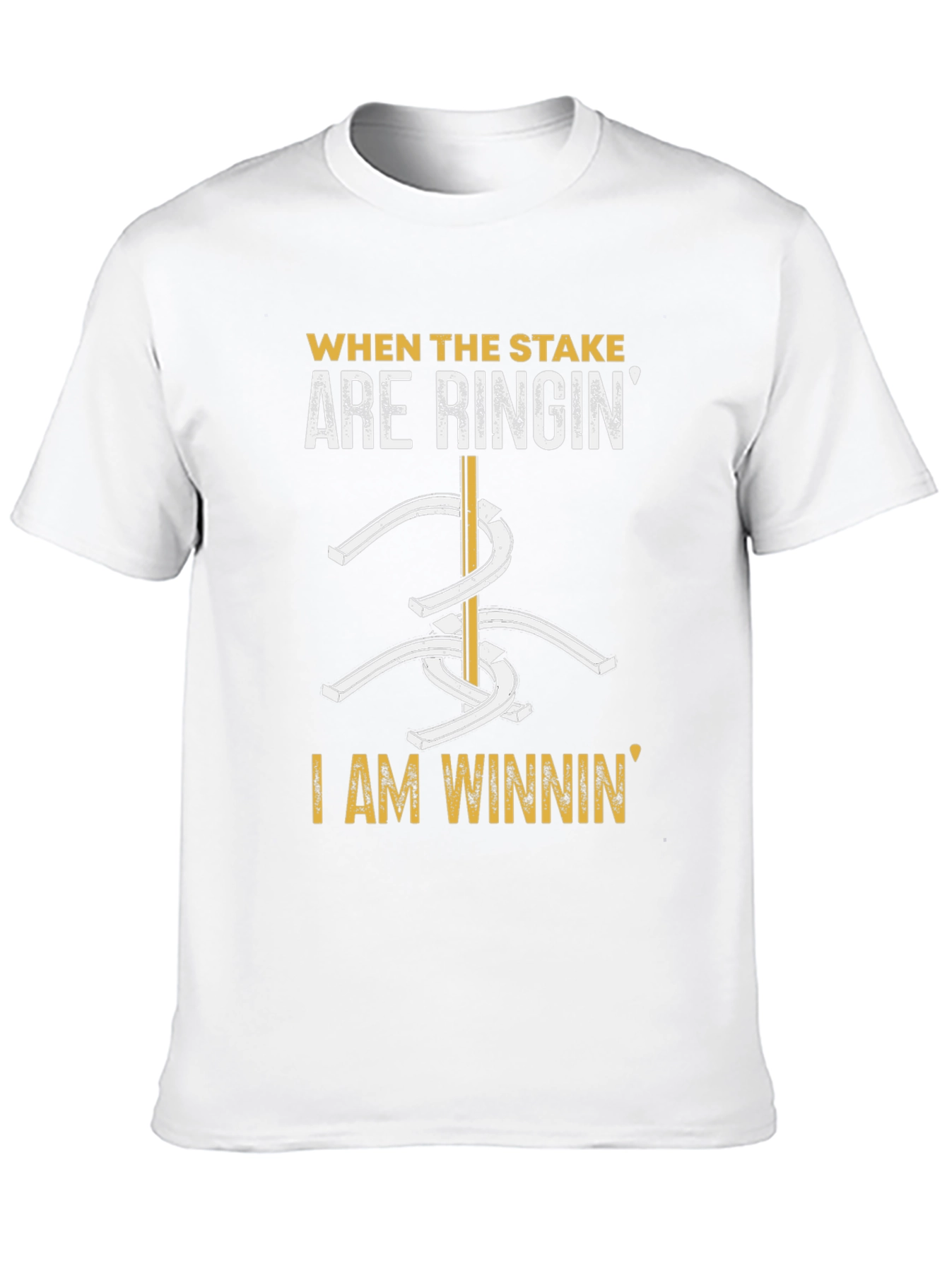 Stake Ringin T-Shirt - Horseshoe Game Tee