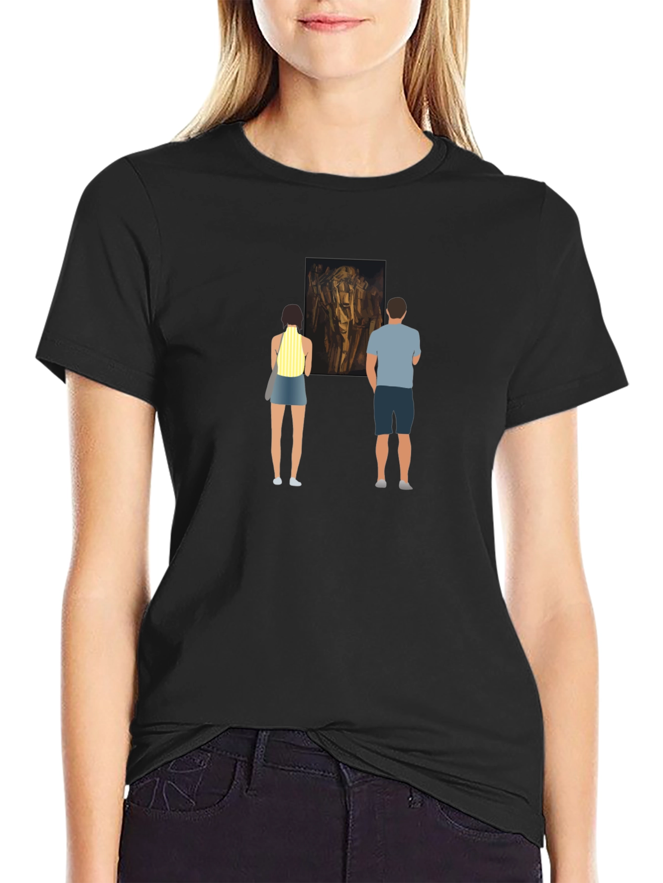 Art Lovers Tee: Museum Visit Design