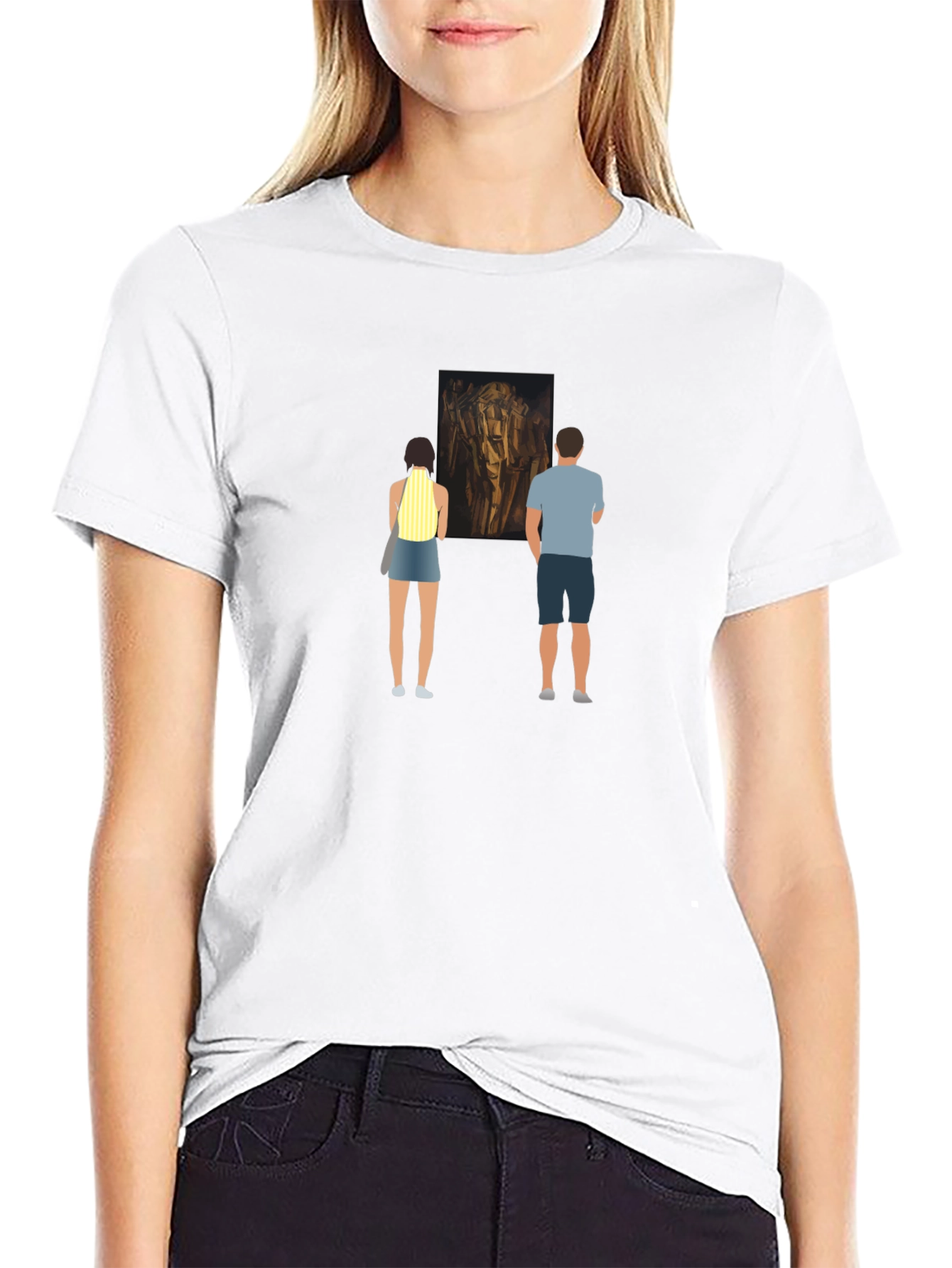 Art Lovers Tee: Museum Visit Design