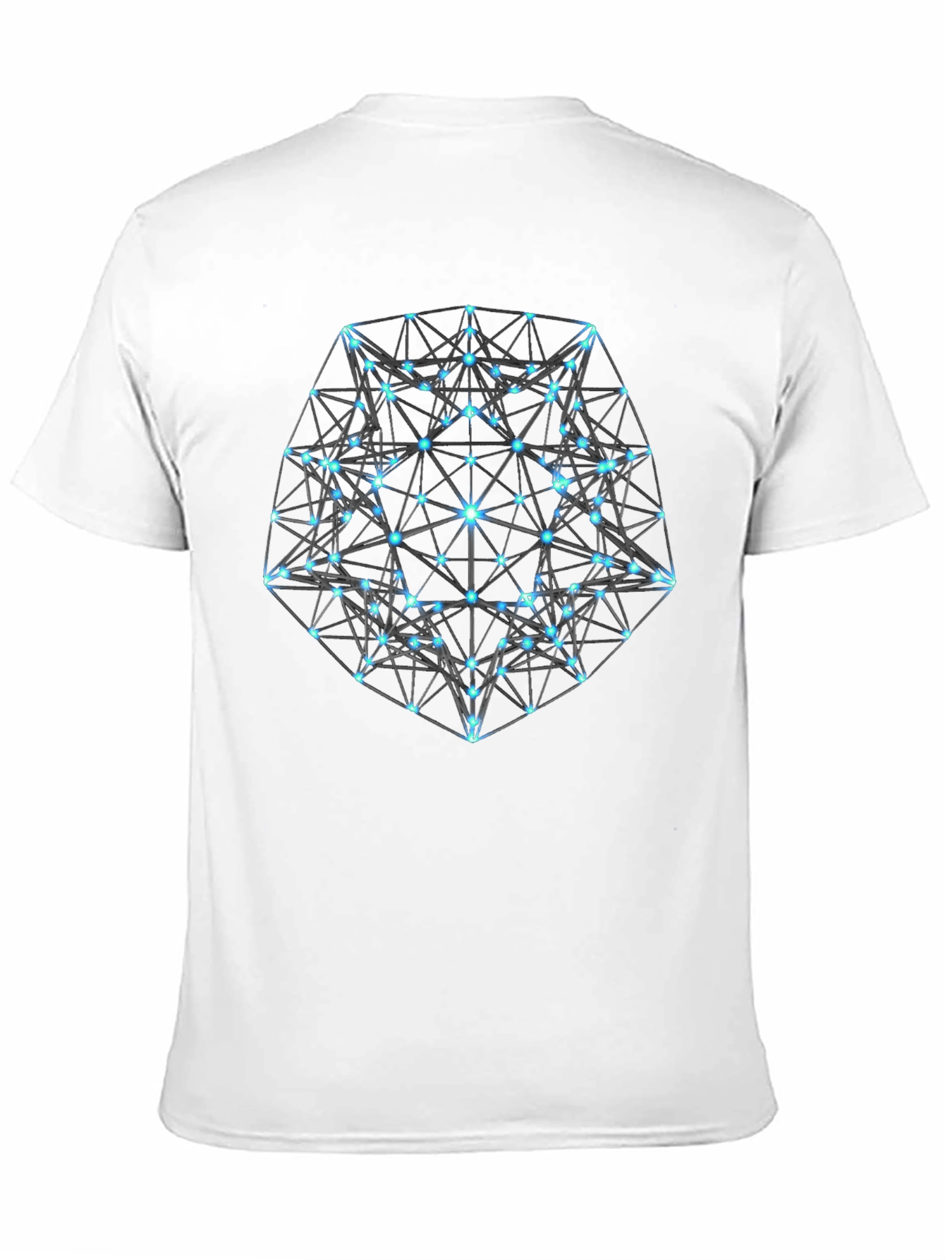 Geometric Black T-Shirt: Modern Minimalist Design