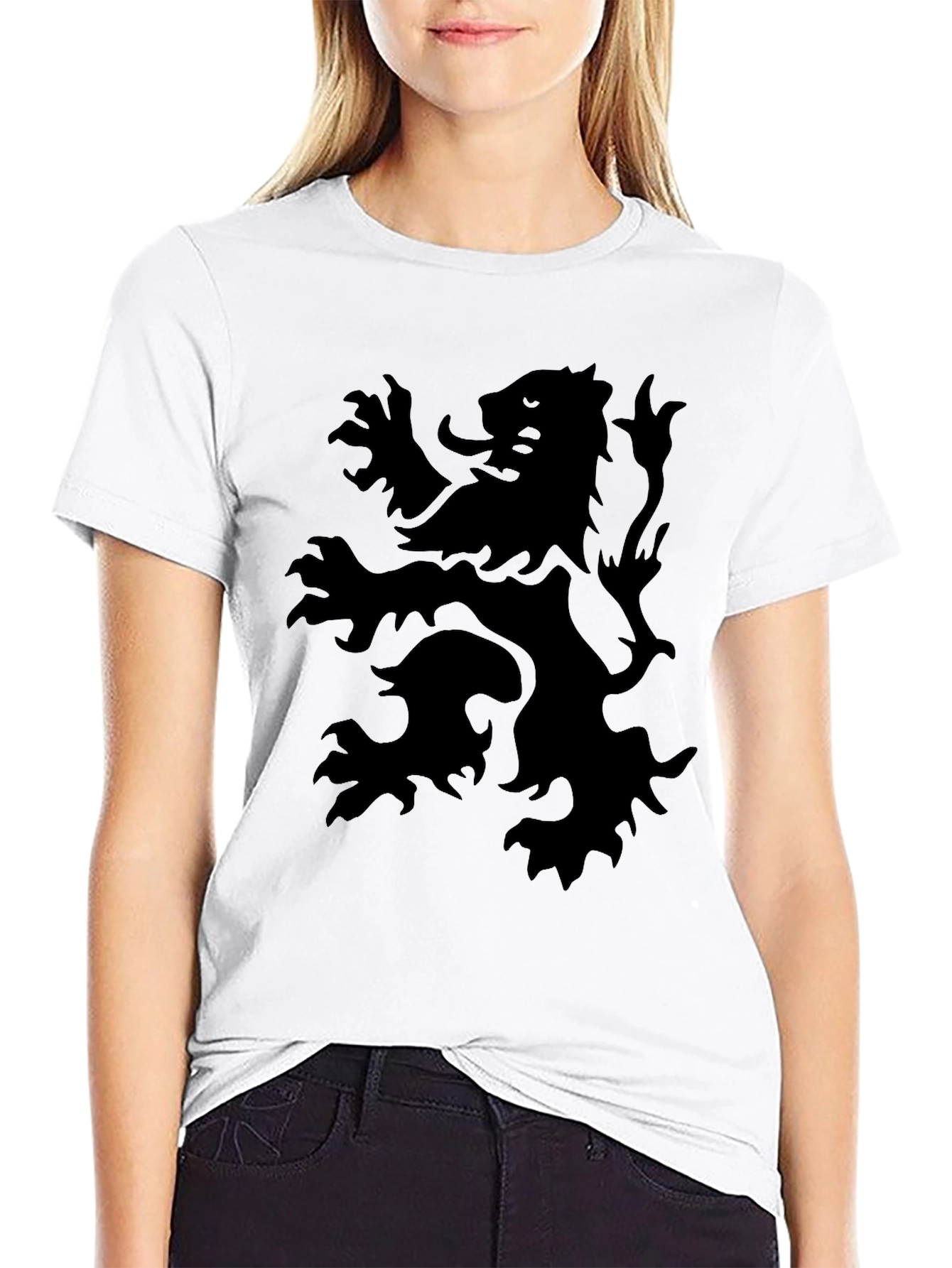 Black Lion Rampant Graphic Tee - Mens