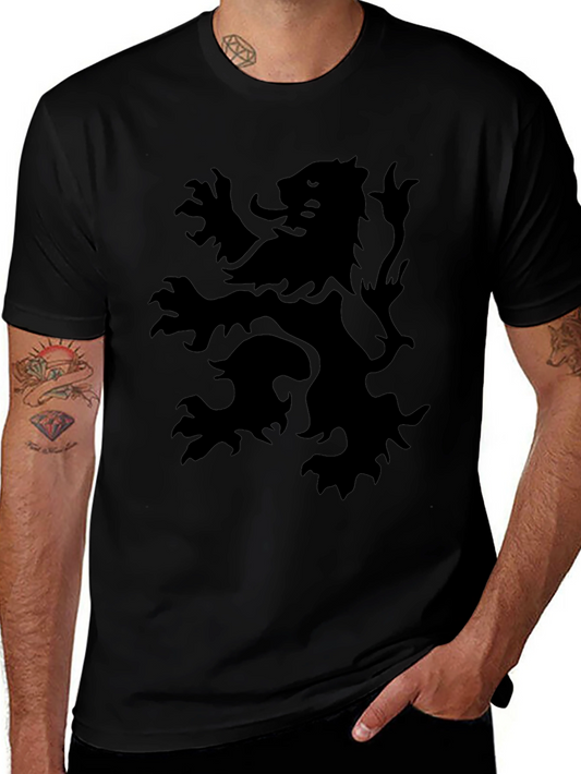 Black Lion Rampant Graphic Tee - Mens