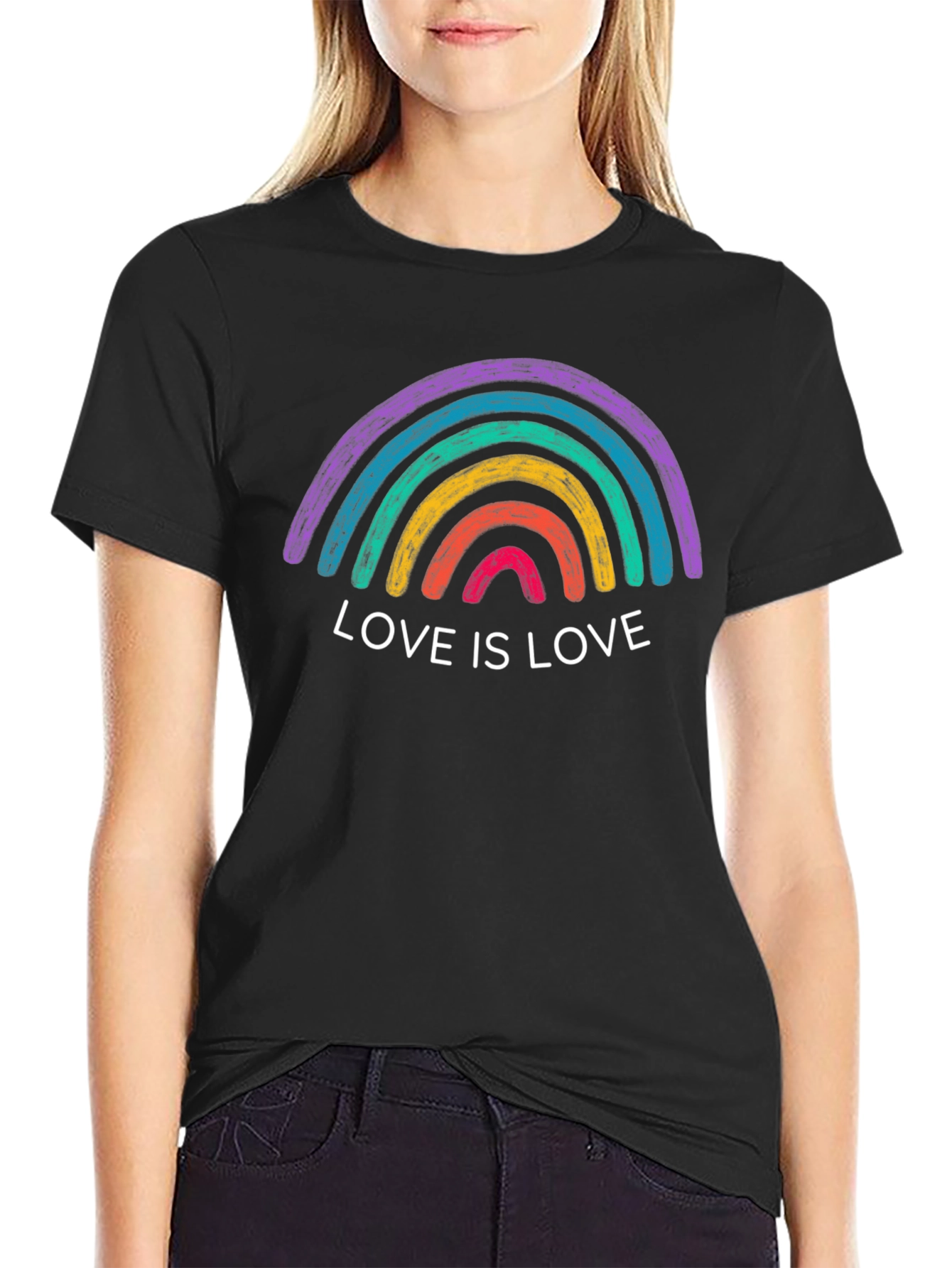 Love is Love LGBTQ Rainbow Pride T-Shirt