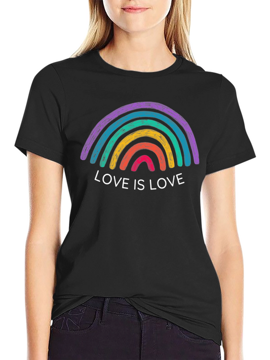 Love is Love LGBTQ Rainbow Pride T-Shirt