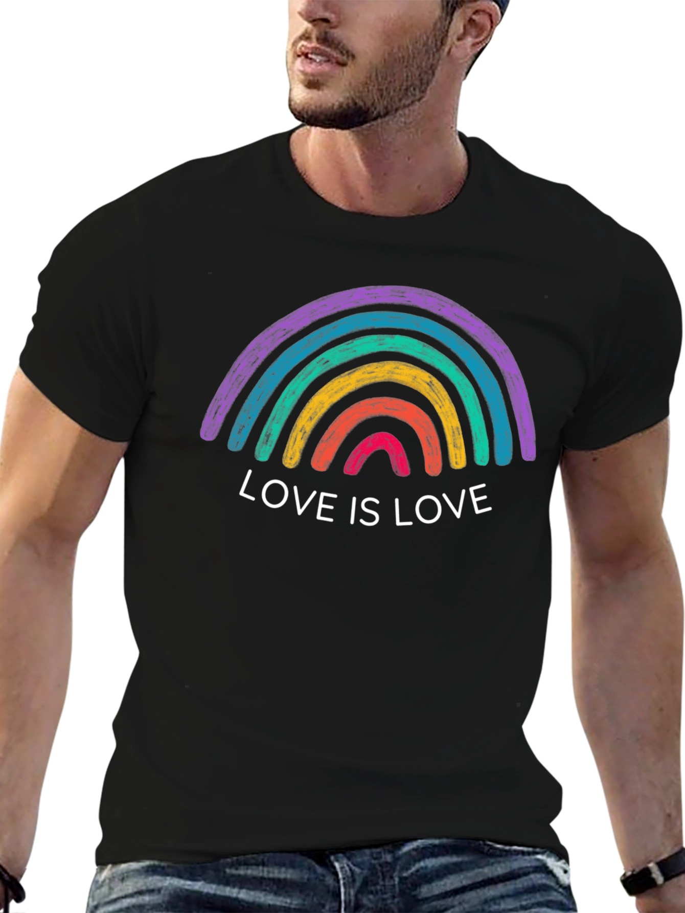 Love is Love LGBTQ Rainbow Pride T-Shirt