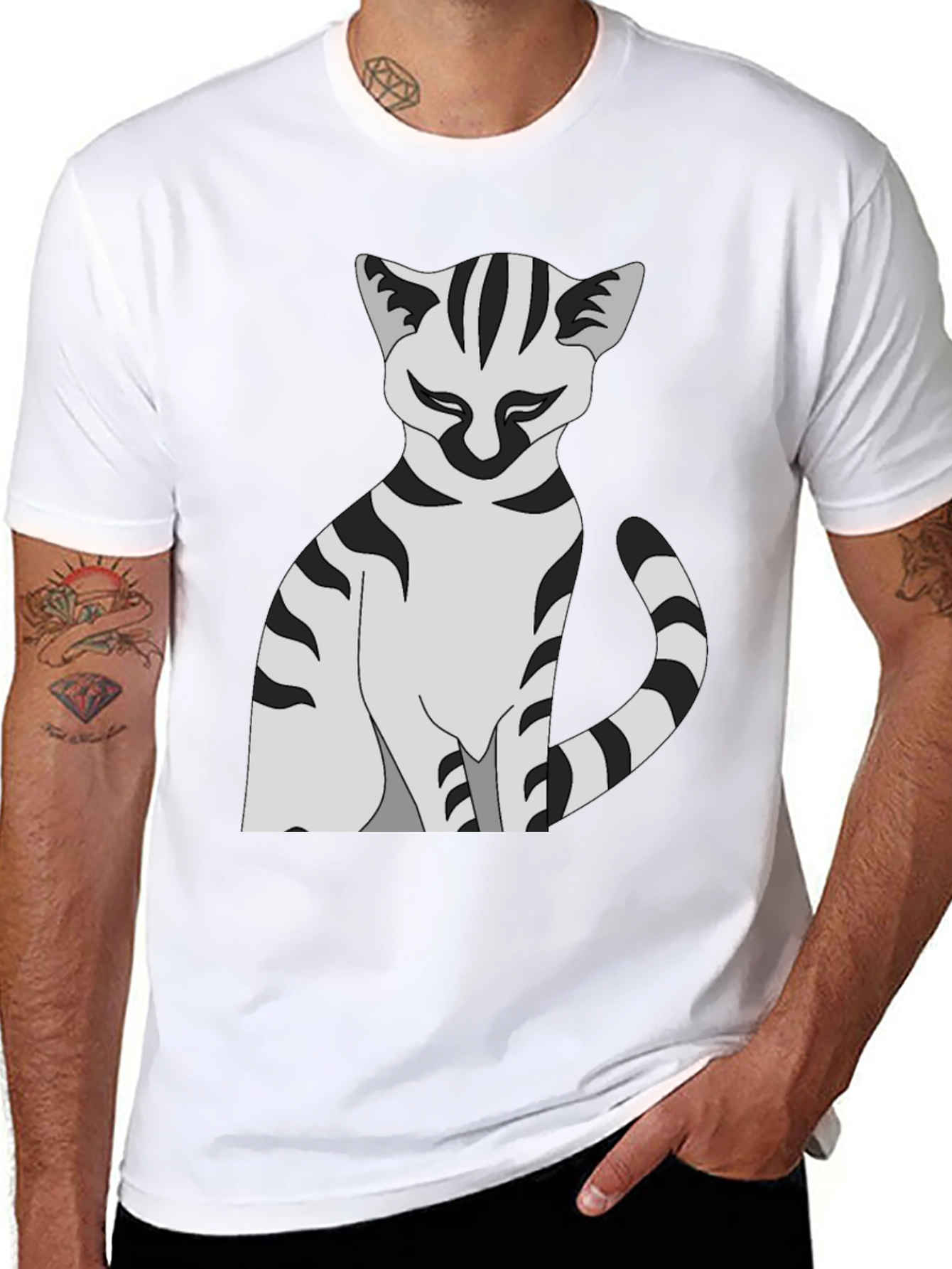 Cool Cat Graphic Tee - Unisex
