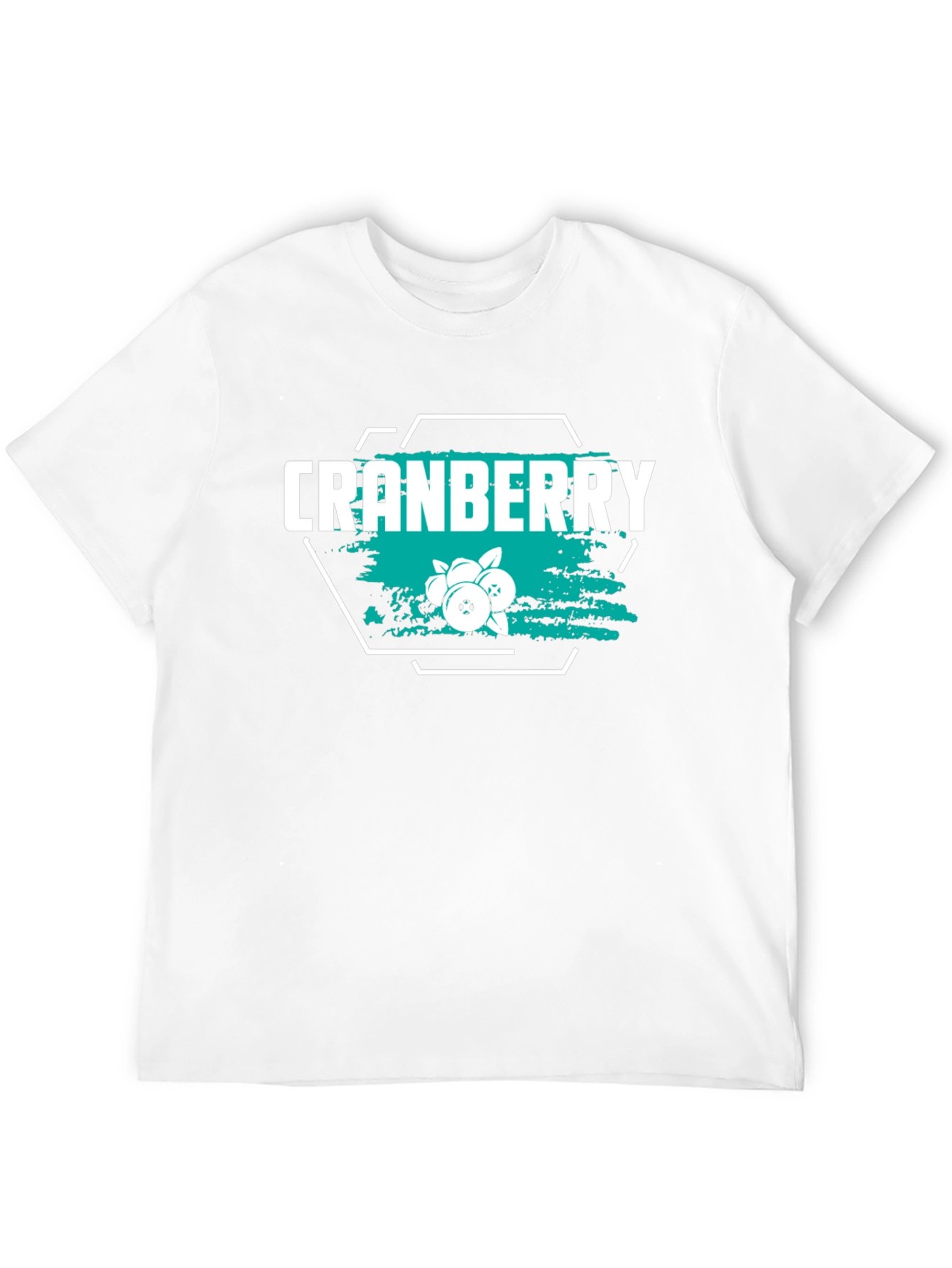 Cranberry Graphic Tee - Soft Black Cotton T-Shirt