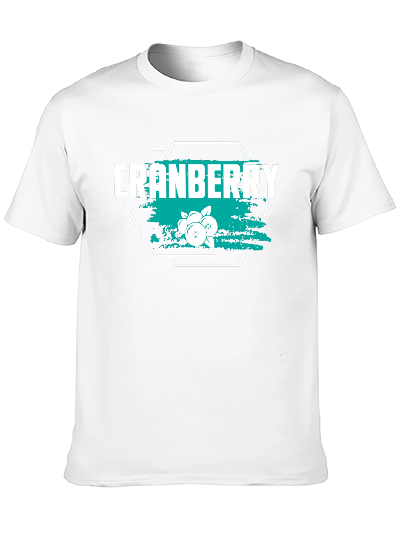 Cranberry Graphic Tee - Soft Black Cotton T-Shirt