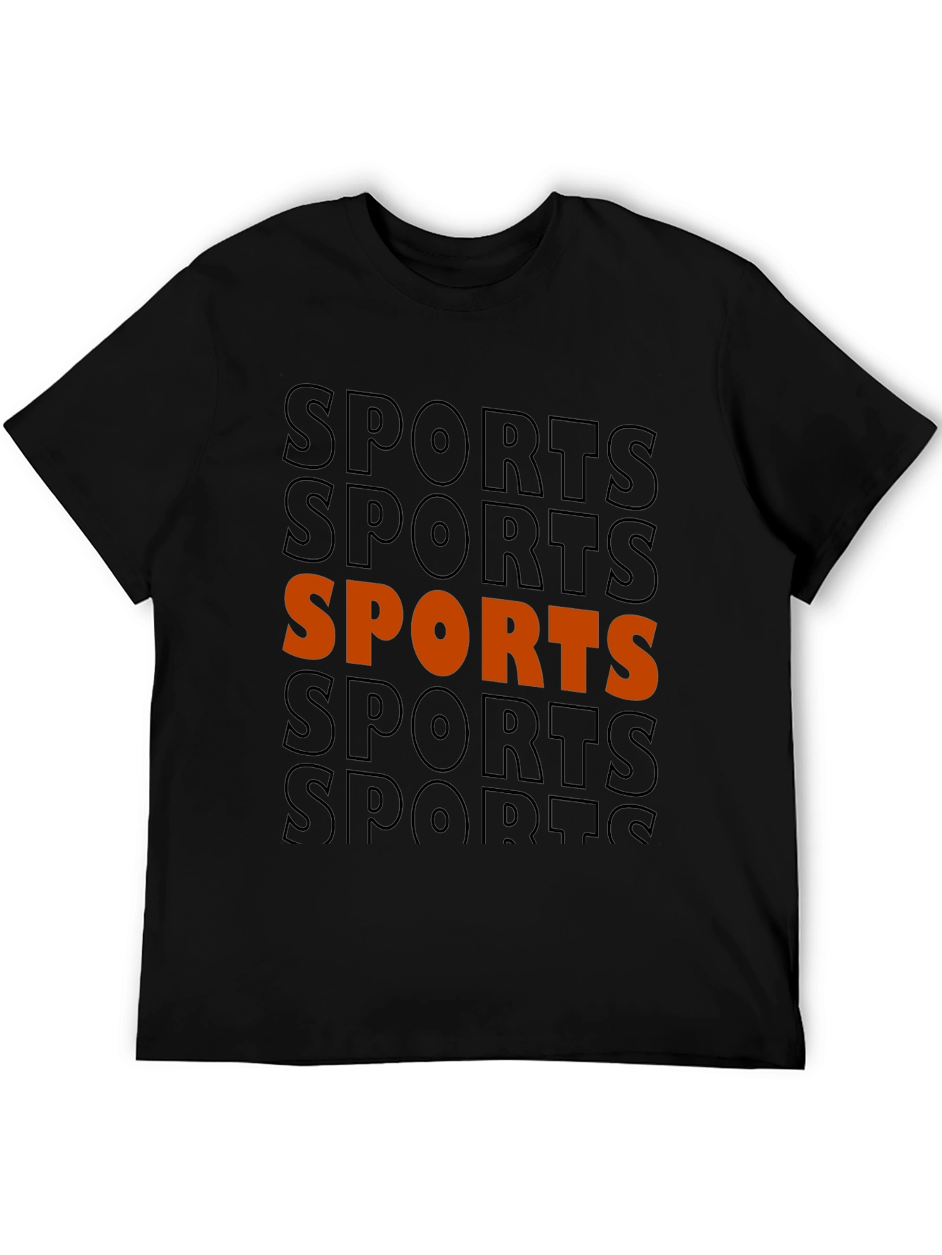 Sports Graphic Print Tee - Trendy Casual Wear