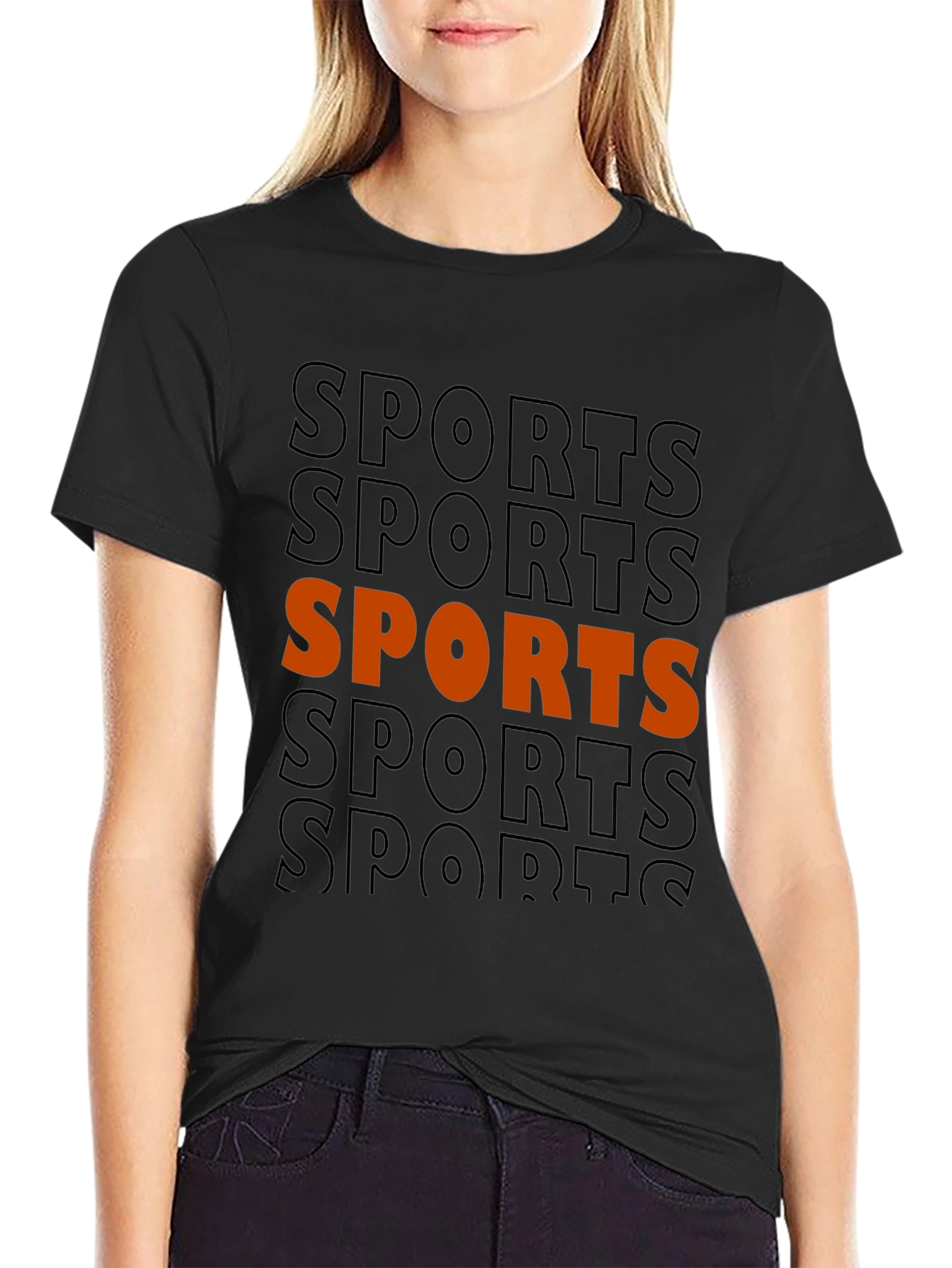 Sports Graphic Print Tee - Trendy Casual Wear
