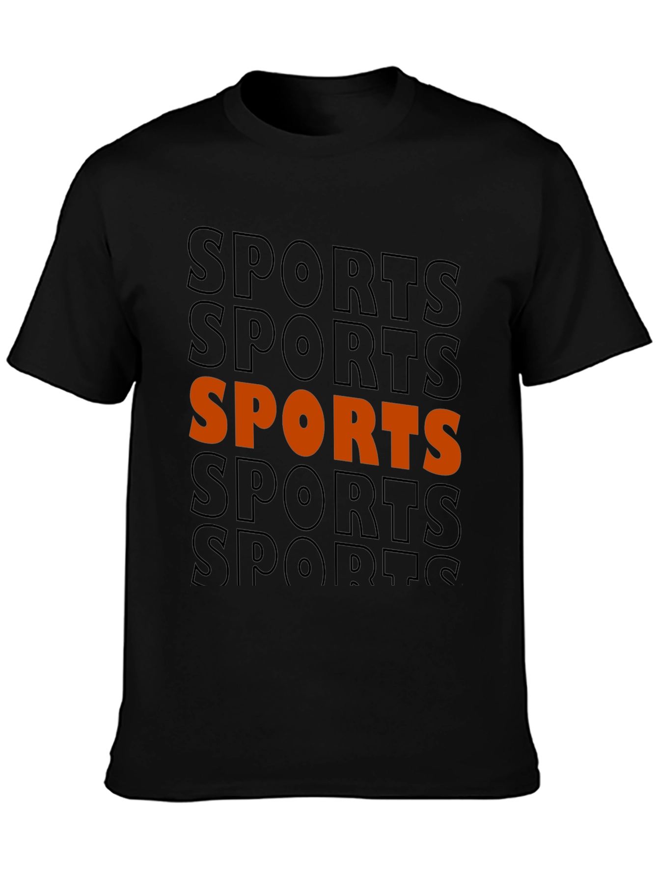 Sports Graphic Print Tee - Trendy Casual Wear