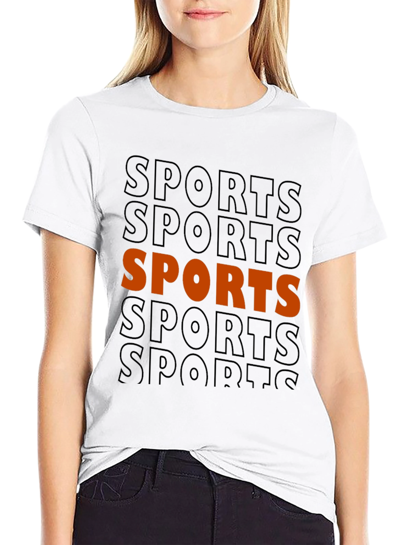 Sports Graphic Print Tee - Trendy Casual Wear