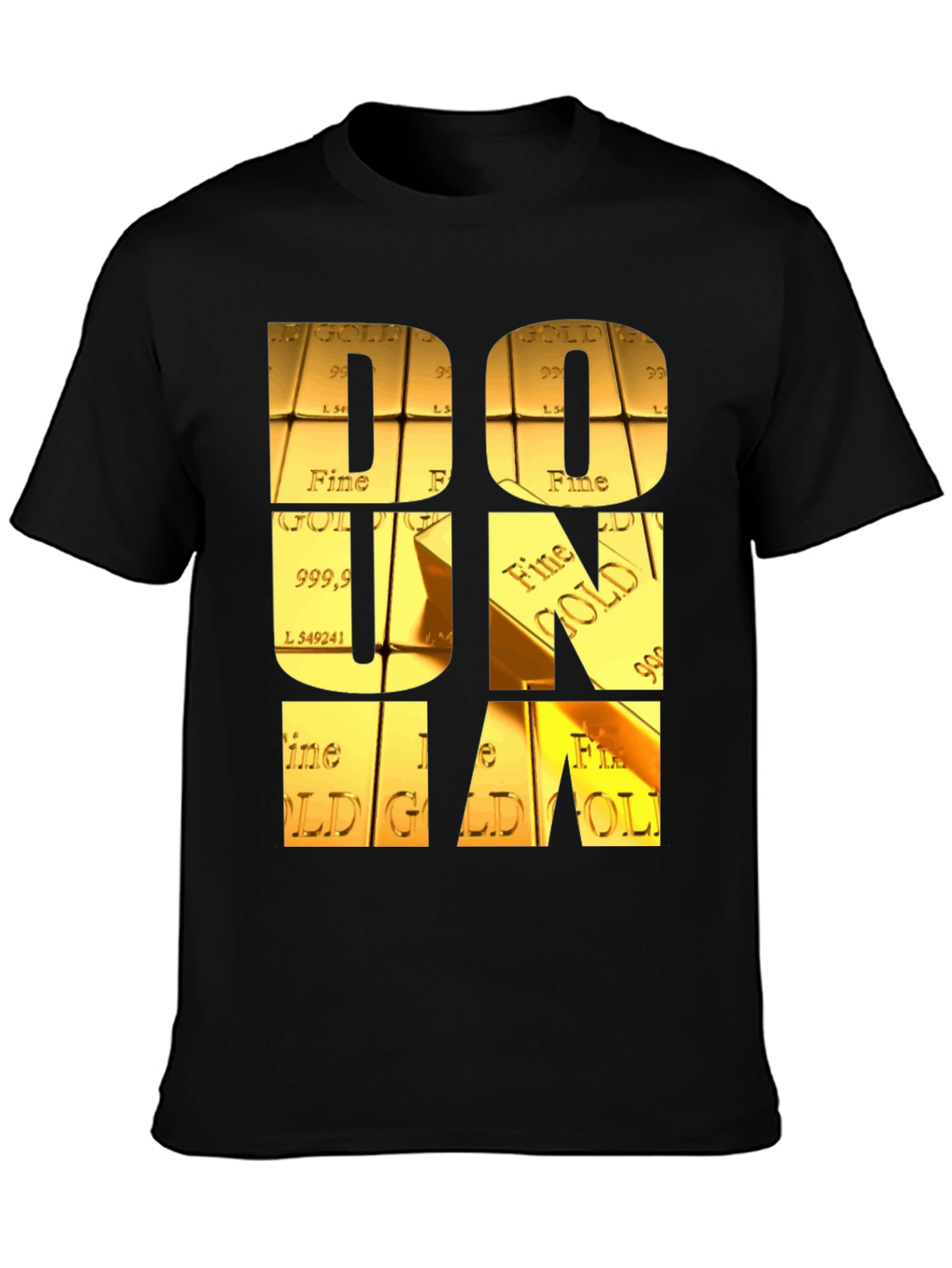 Gold Bar Letter Graphic Tee