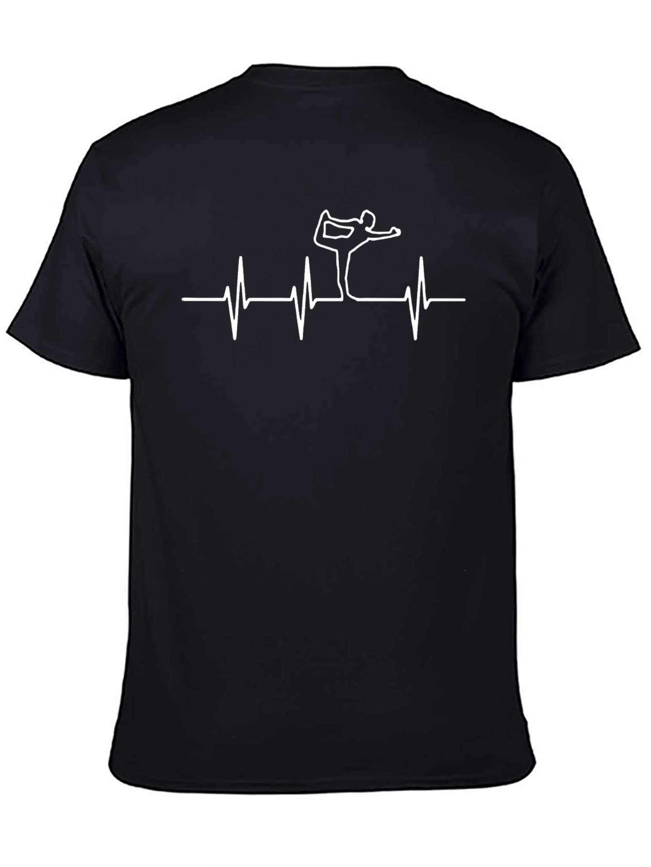 Yoga Heartbeat Tee - Black