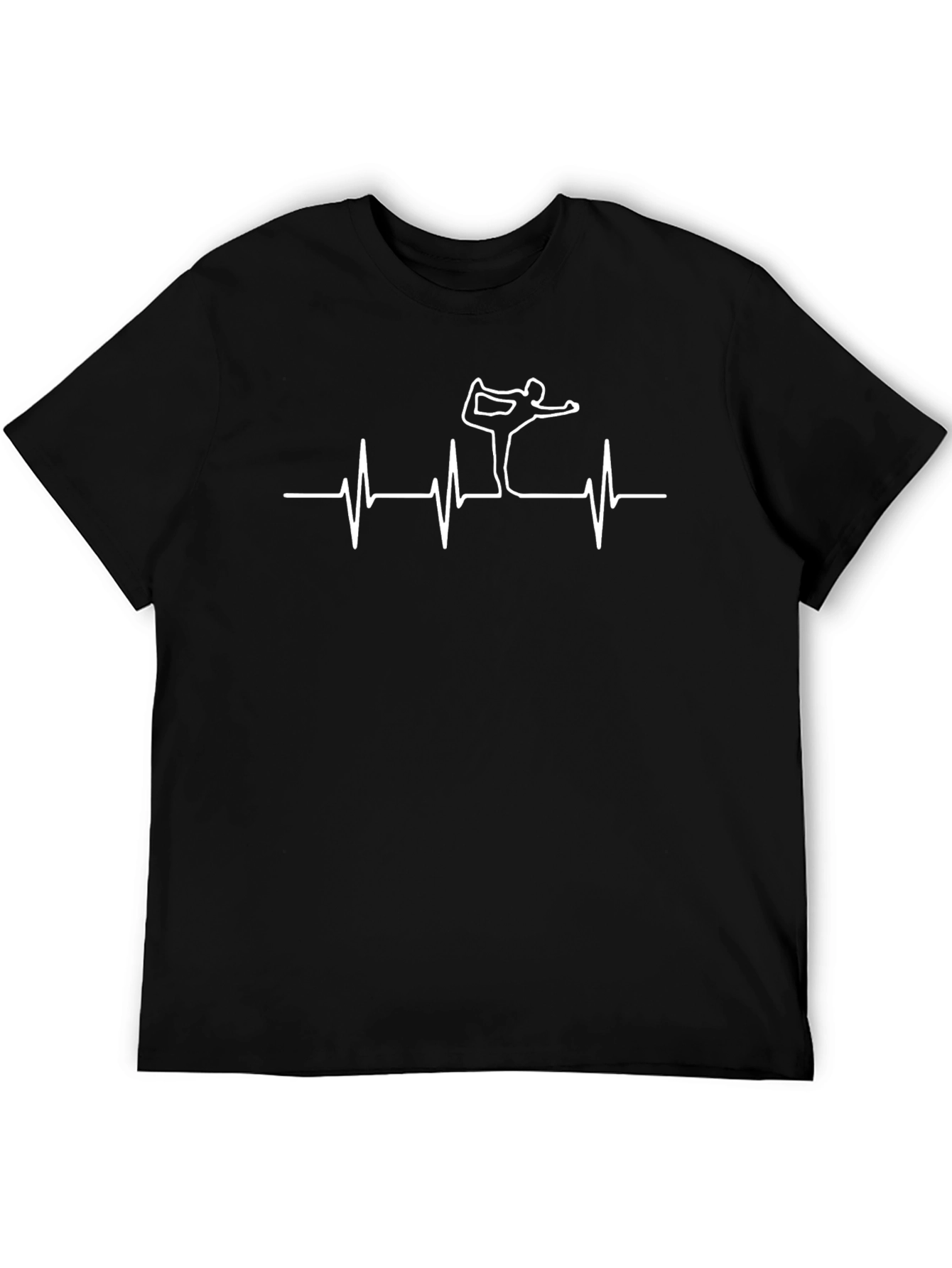 Yoga Heartbeat Tee - Black