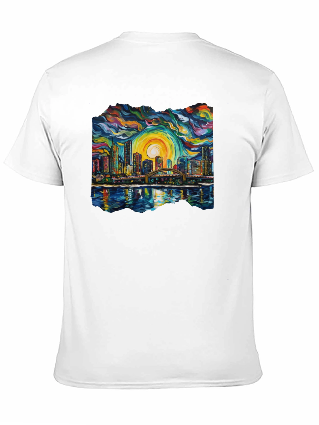 Abstract Cityscape Graphic Tee