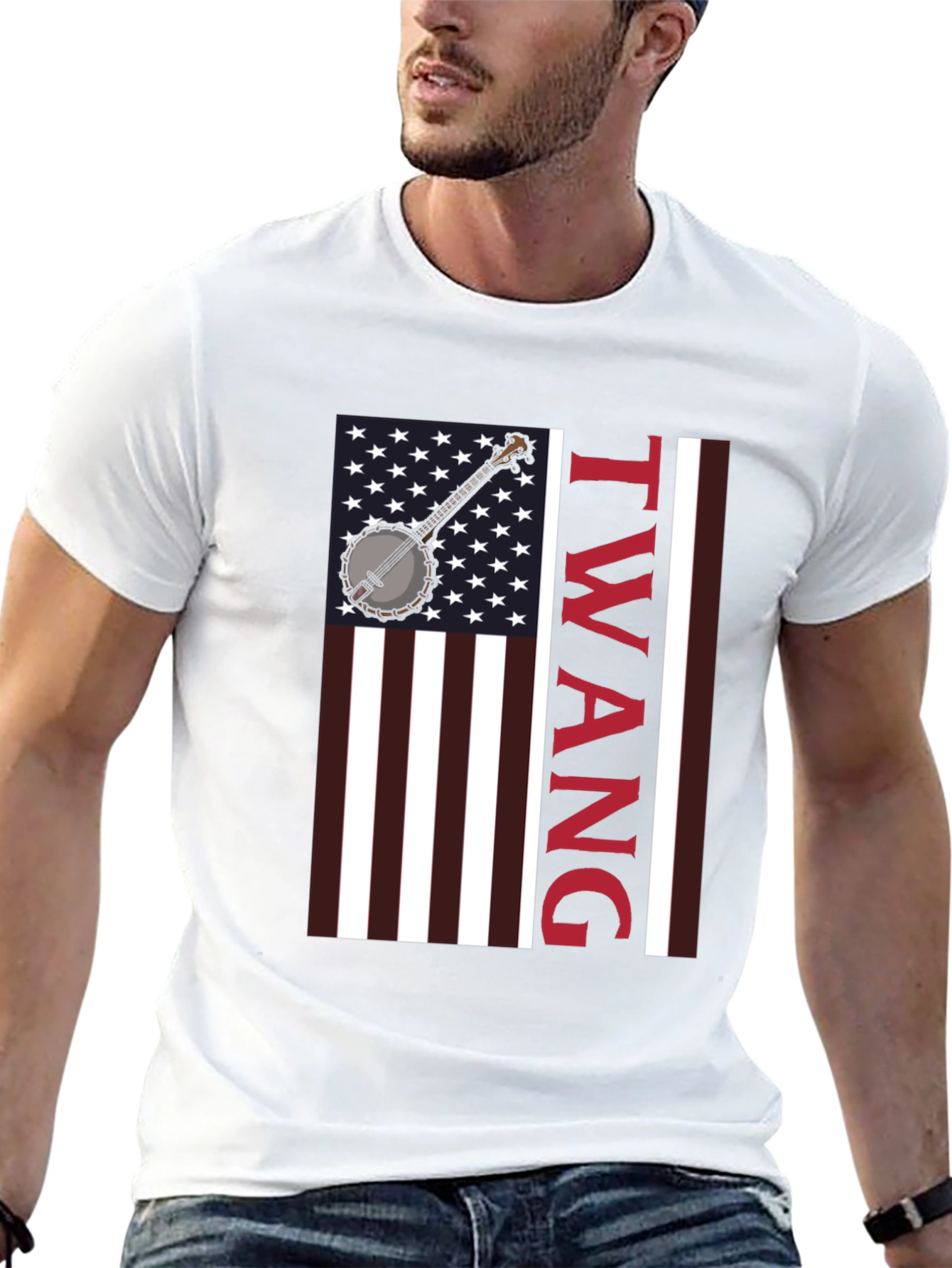 Banjo Twang Flag Graphic Tee