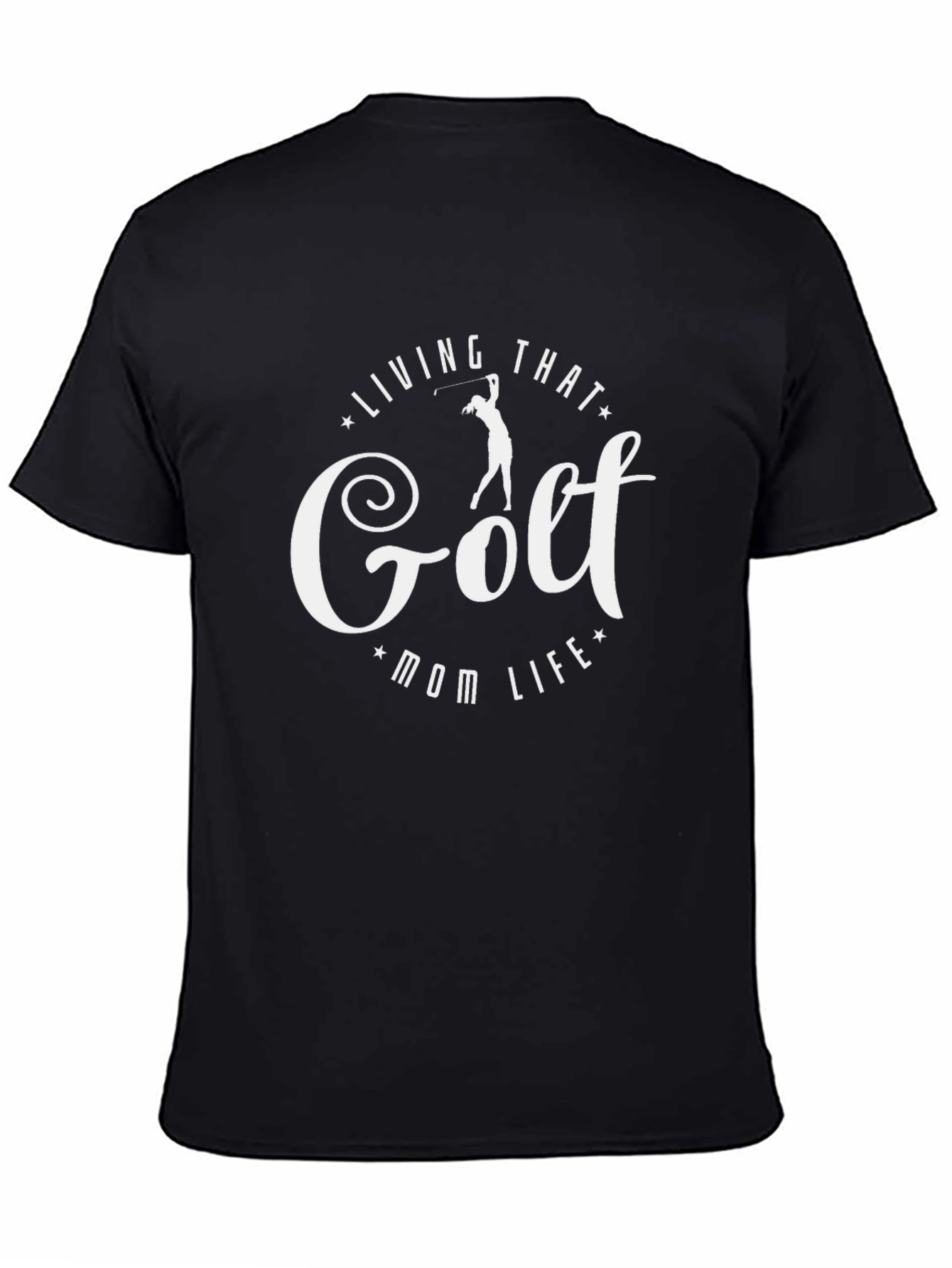 Golf Mom Life Tee - Trendy Graphic T-Shirt
