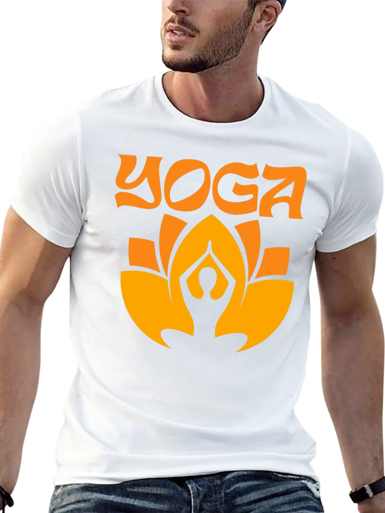 Yoga Lotus T-Shirt - Black